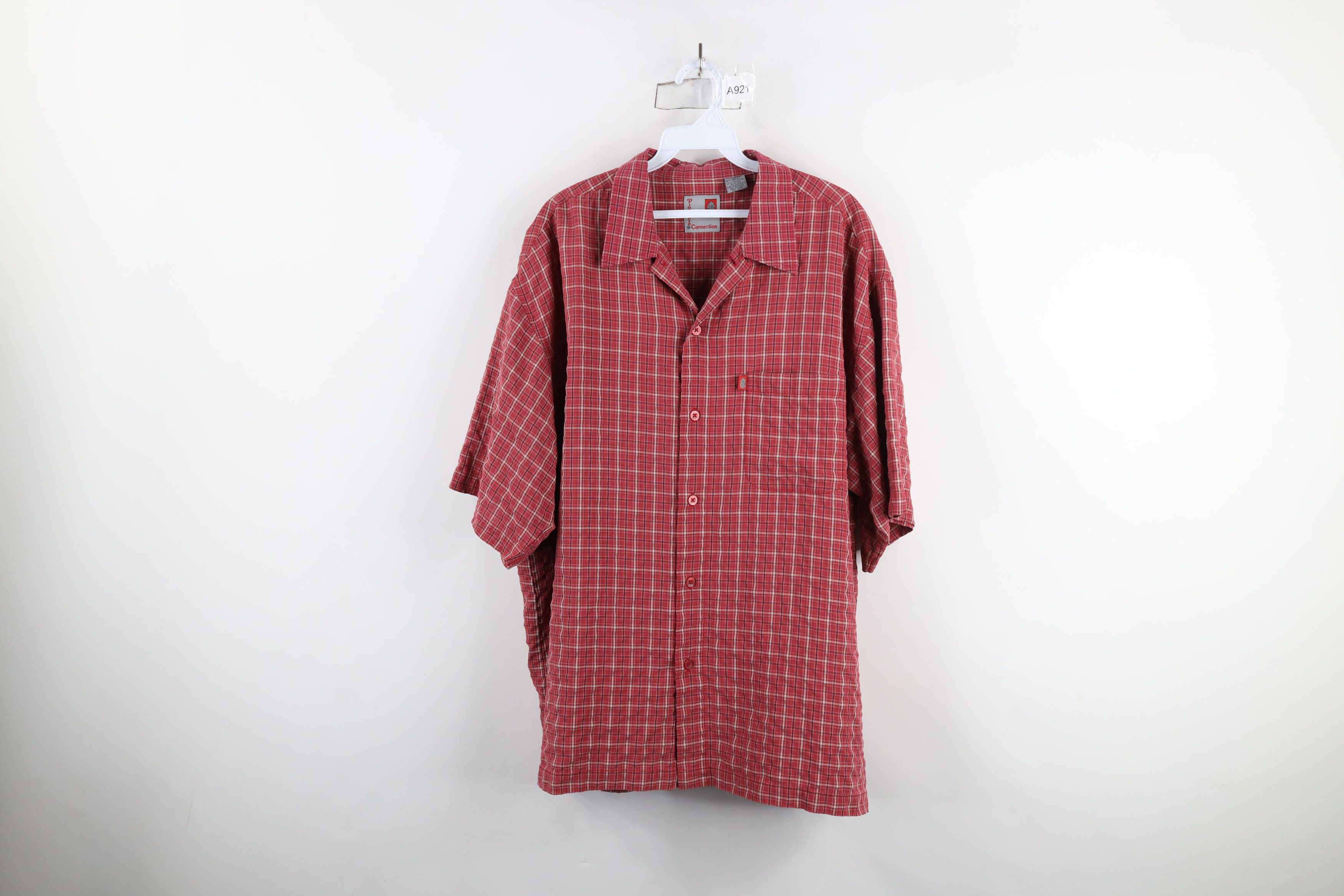 Vintage Vintage 90s Streetwear Fit Gambler Poker Button Shirt Red Size US L / EU 52-54 / 3 - 1 Thumbnail