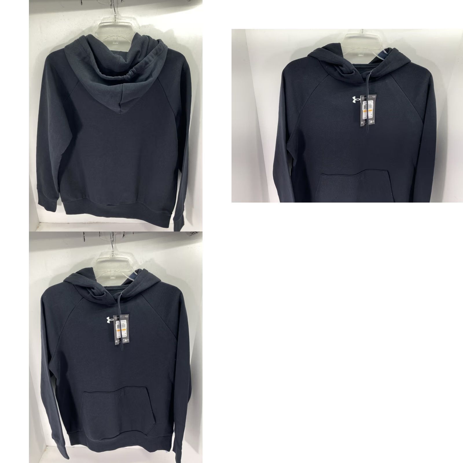 Under Armour Under Armour Rival Hoodie Sweatshirt Women Size S Black Pullover Fleece NWT Size S / US 4 / IT 40 - 9 Thumbnail
