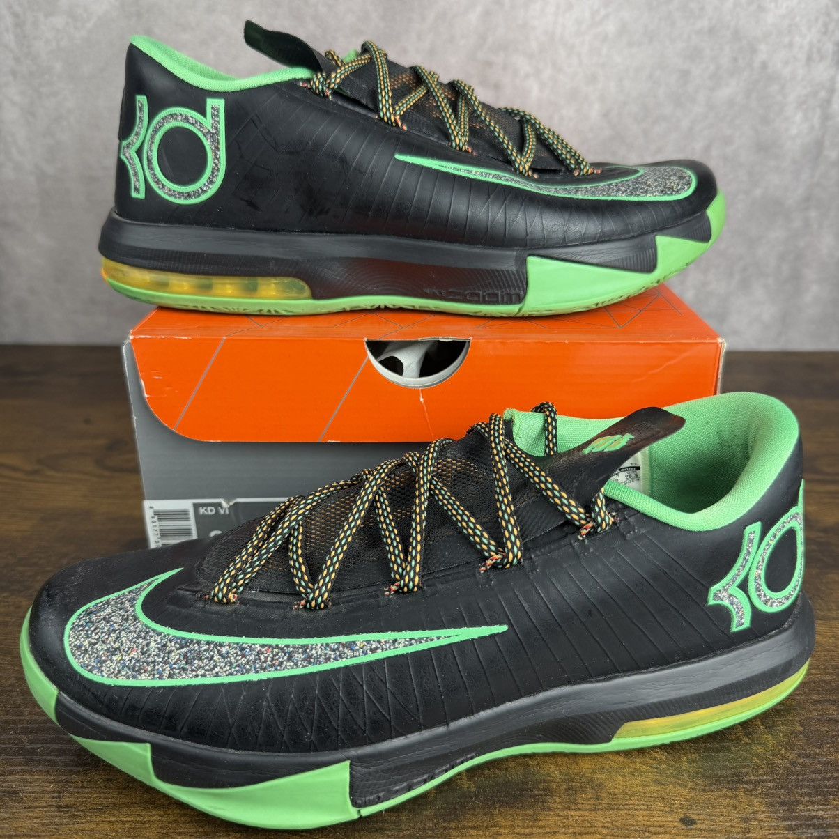 Nike Nike KD 6 Brazil Night Vision Size 8.5 599424-093 Basketball Size US 8.5 / EU 41-42 - 2 Thumbnail