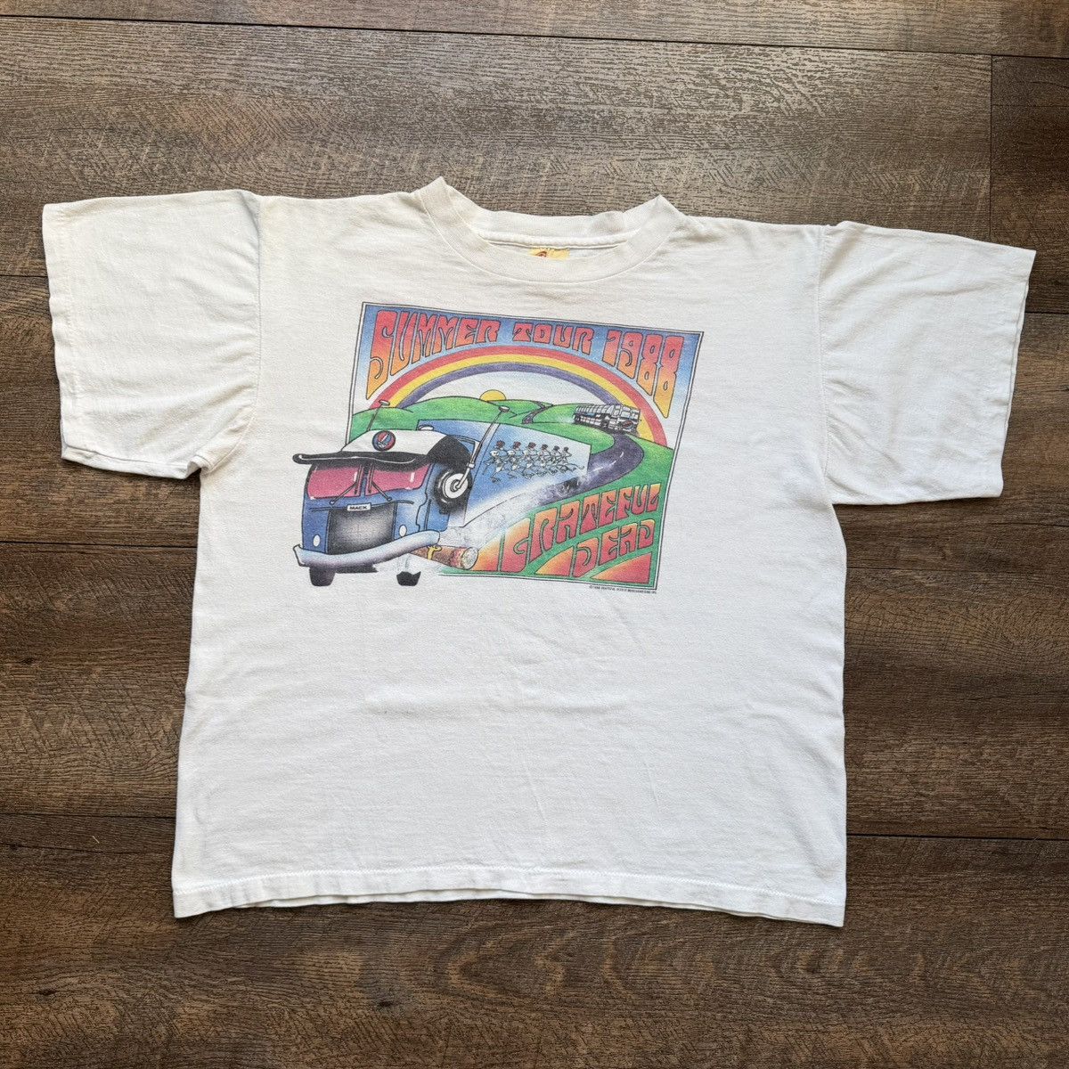 Vintage VTG Mens L Grateful Dead Summer Tour 1988 Stoner Rare Tee Size US L / EU 52-54 / 3 - 2 Thumbnail