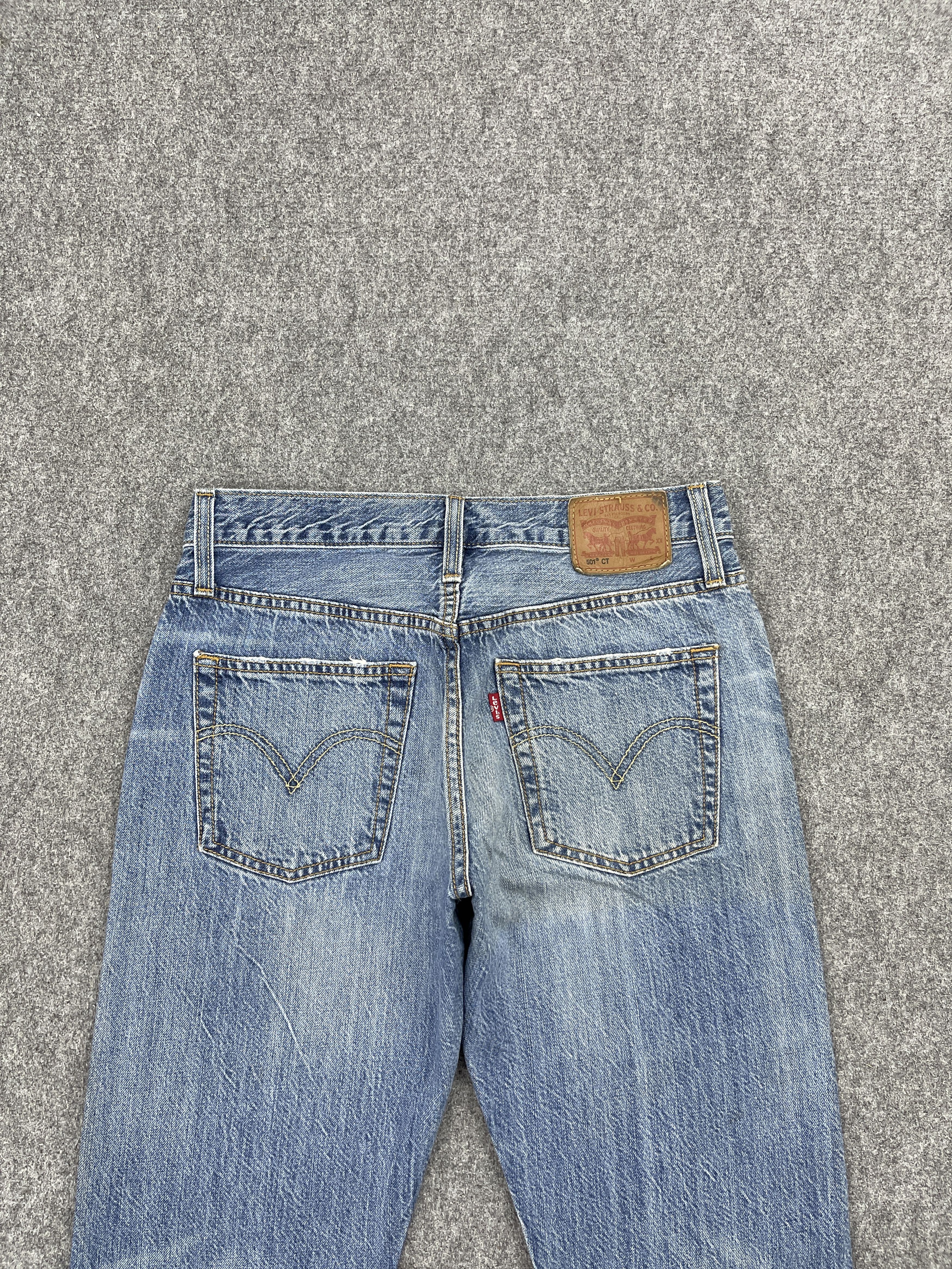 Levi's Vintage Levis 501 Distressed Light Wash Jeans DP2575 Size US 28 / EU 44 - 4 Thumbnail