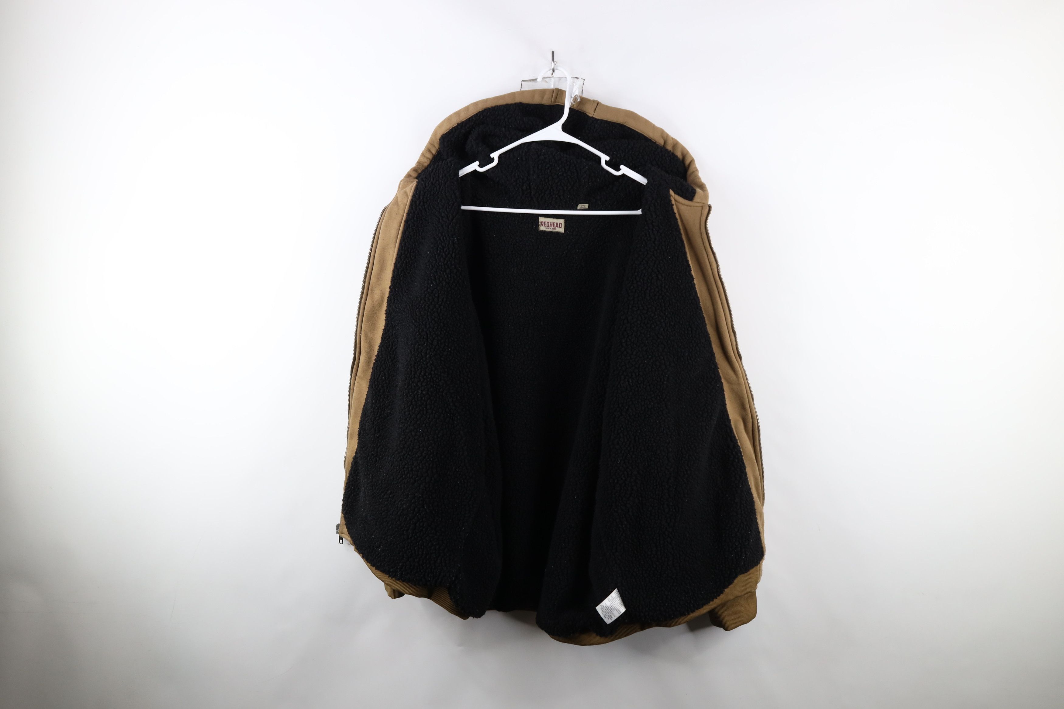 Vintage Vintage Y2K Streetwear Deep Pile Fleece Lined Hoodie Jacket Size US XXL / EU 58 / 5 - 9 Thumbnail