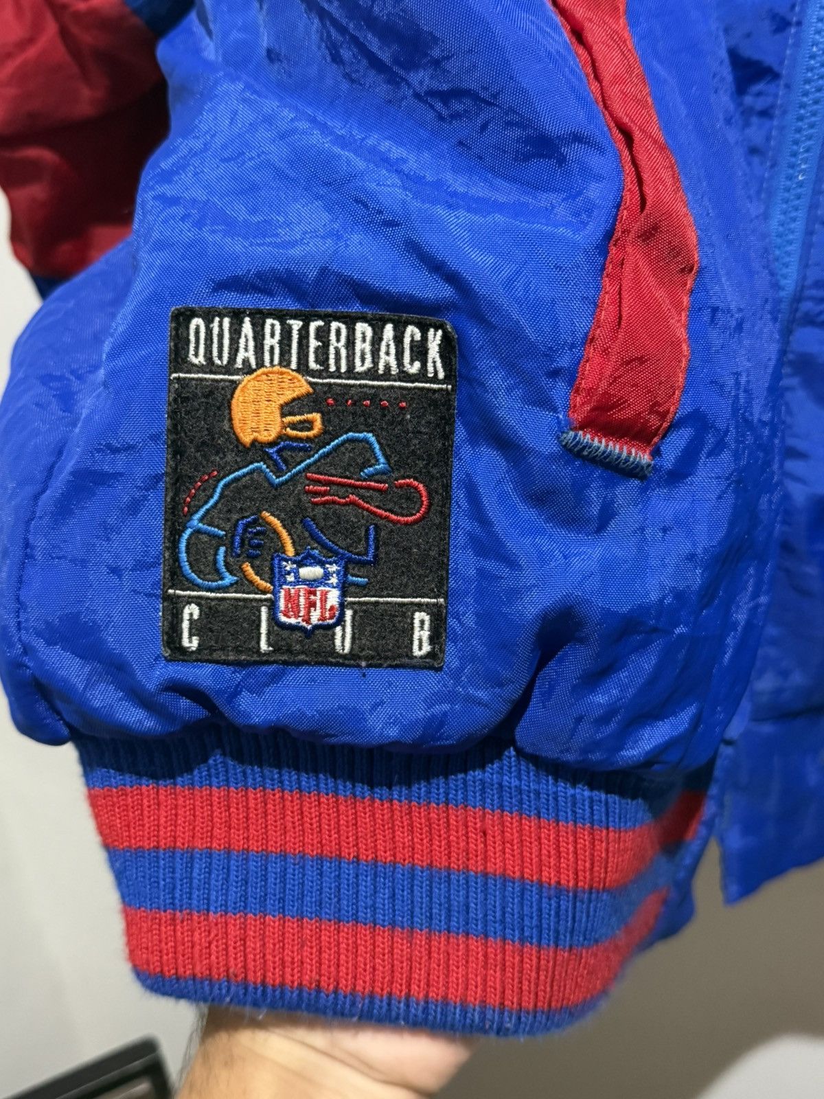 NFL Vintage 90s Buffalo Bills Jim Kelly Jacket Size US XL / EU 56 / 4 - 8 Thumbnail