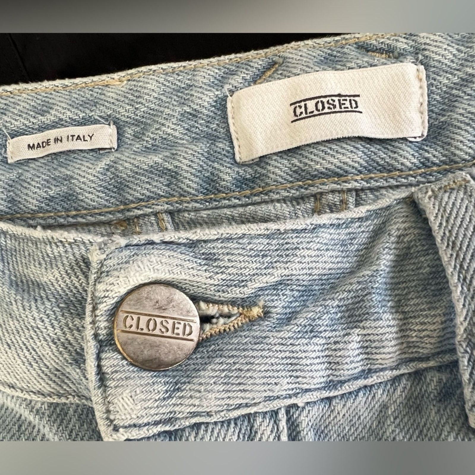 CLOSED Closed Denim Jeans 26 Made In Italy Pearl C91050 28x27 CLEAN Size 26" / US 2 / IT 38 - 7 Thumbnail