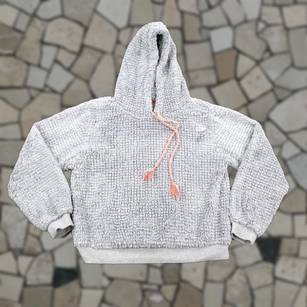 Anthropologie Anthropologie Saturday Sunday Hoodie Womens Small Gray Nanette Pullover Sherpa Size S / US 4 / IT 40 - 1 Thumbnail