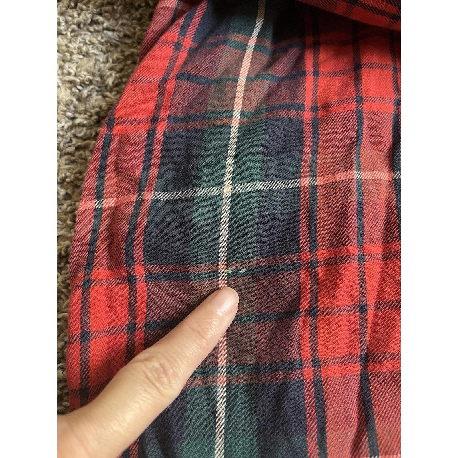 Abercrombie & Fitch Abercrombie & Fitch Men's Red Plaid Button-Up Shirt - Size M Size US M / EU 48-50 / 2 - 5 Thumbnail