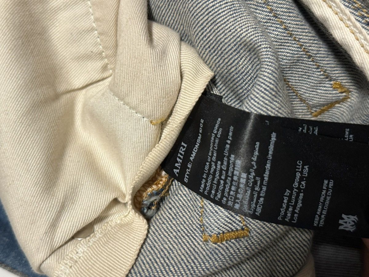 Amiri Amiri Blue slash slim jeans BRAND NEW W TAGS from ssense Size US 29 - 11 Thumbnail