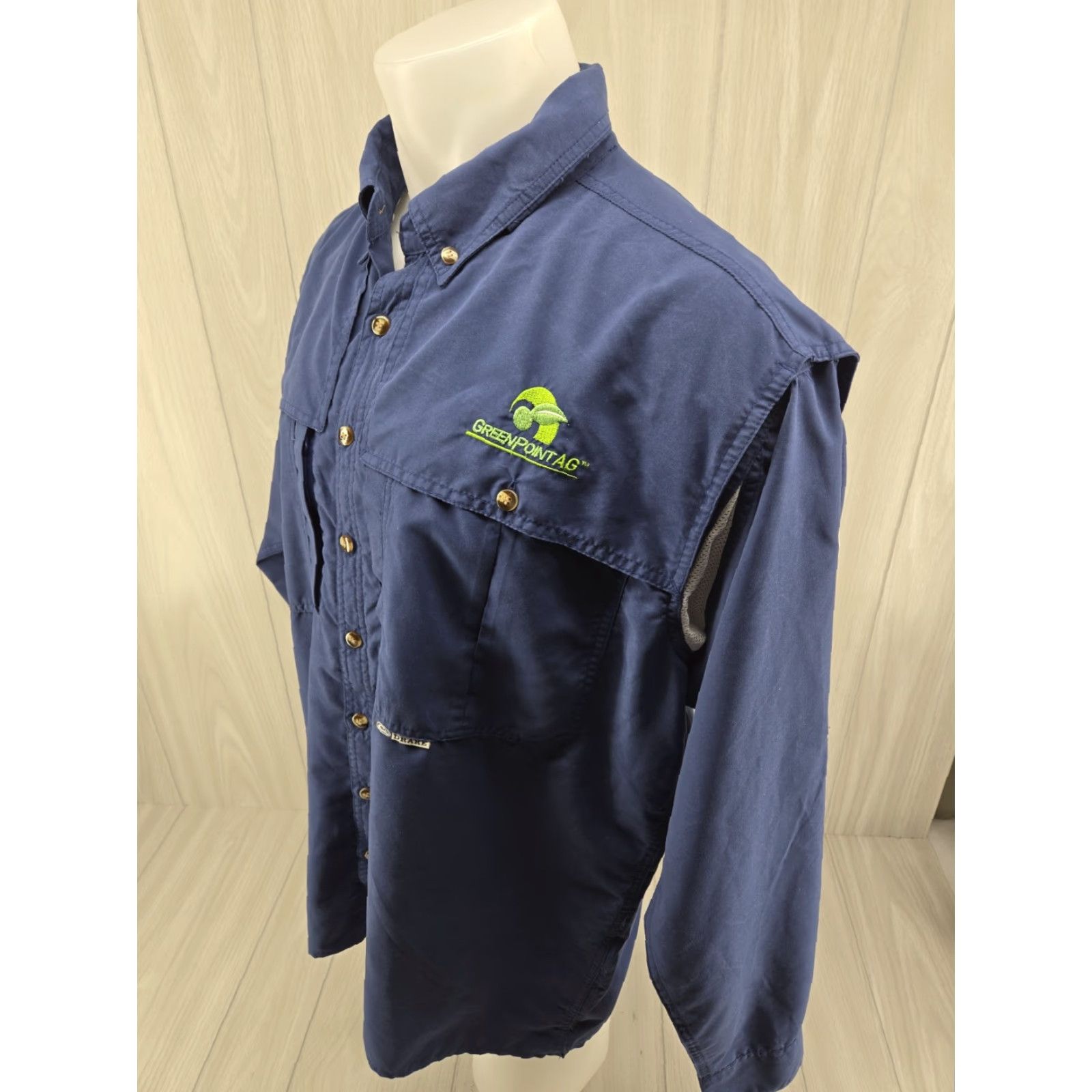 Vintage Drake Waterfowl Shirt Long Sleeve Blue Fishing Vented Large Men Button-Up Shirt Size US L / EU 52-54 / 3 - 4 Thumbnail