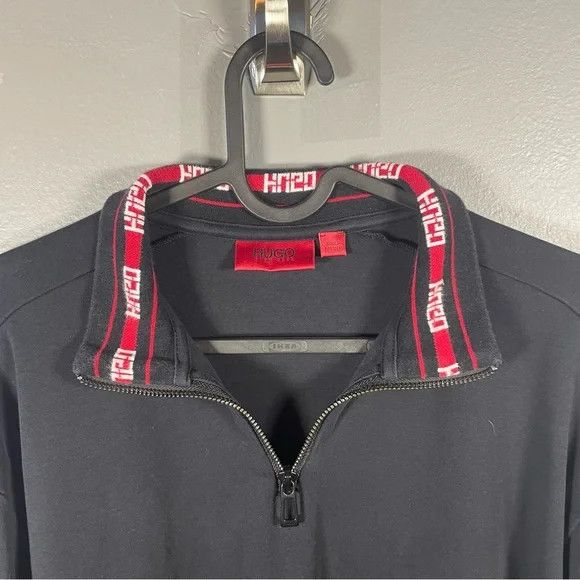 Hugo Boss Hugo Boss Quarter Zip Sweater Size US L / EU 52-54 / 3 - 5 Thumbnail