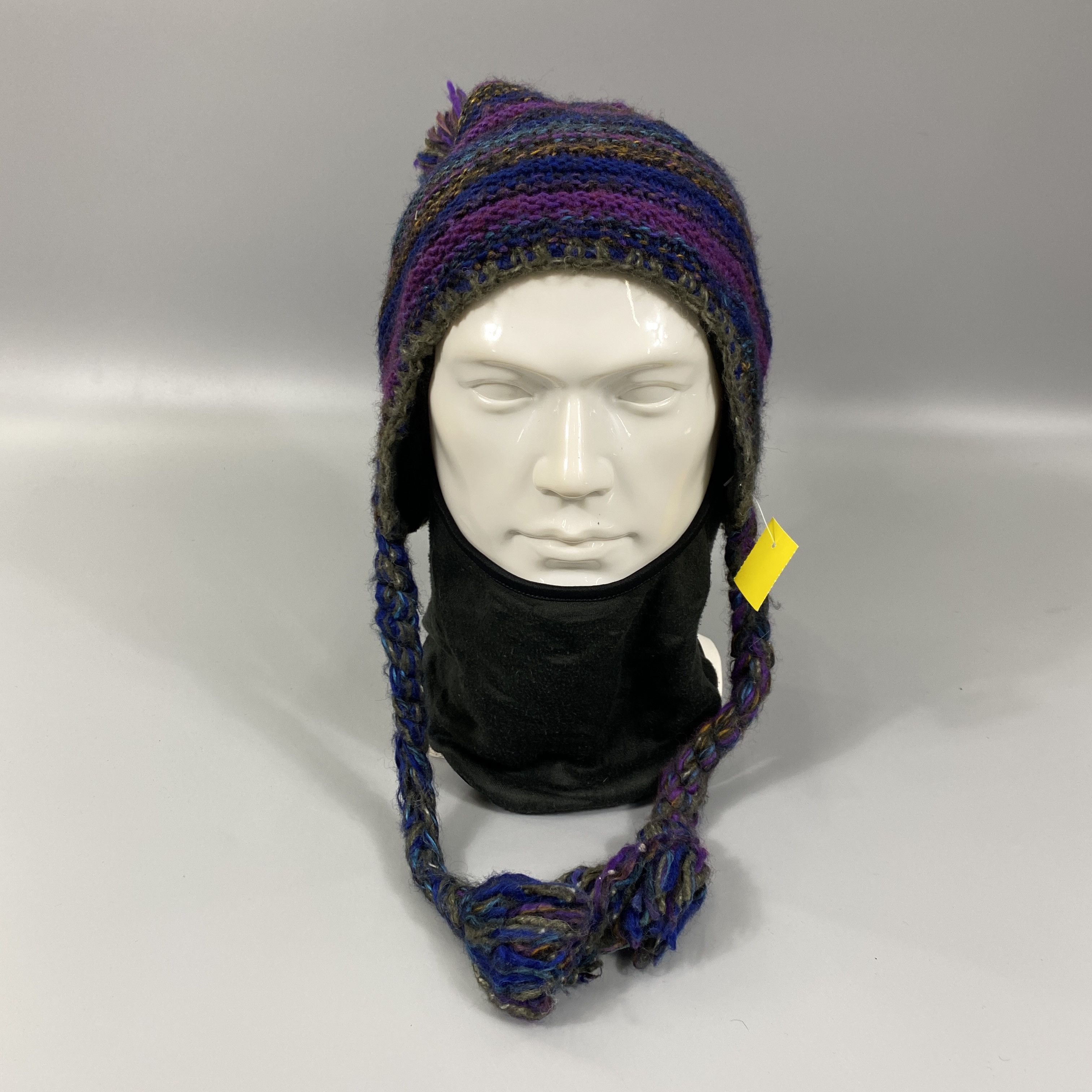 Phenix Phenix Earflap Multicolour Beanie Hats -BN826 Size ONE SIZE - 2 Thumbnail