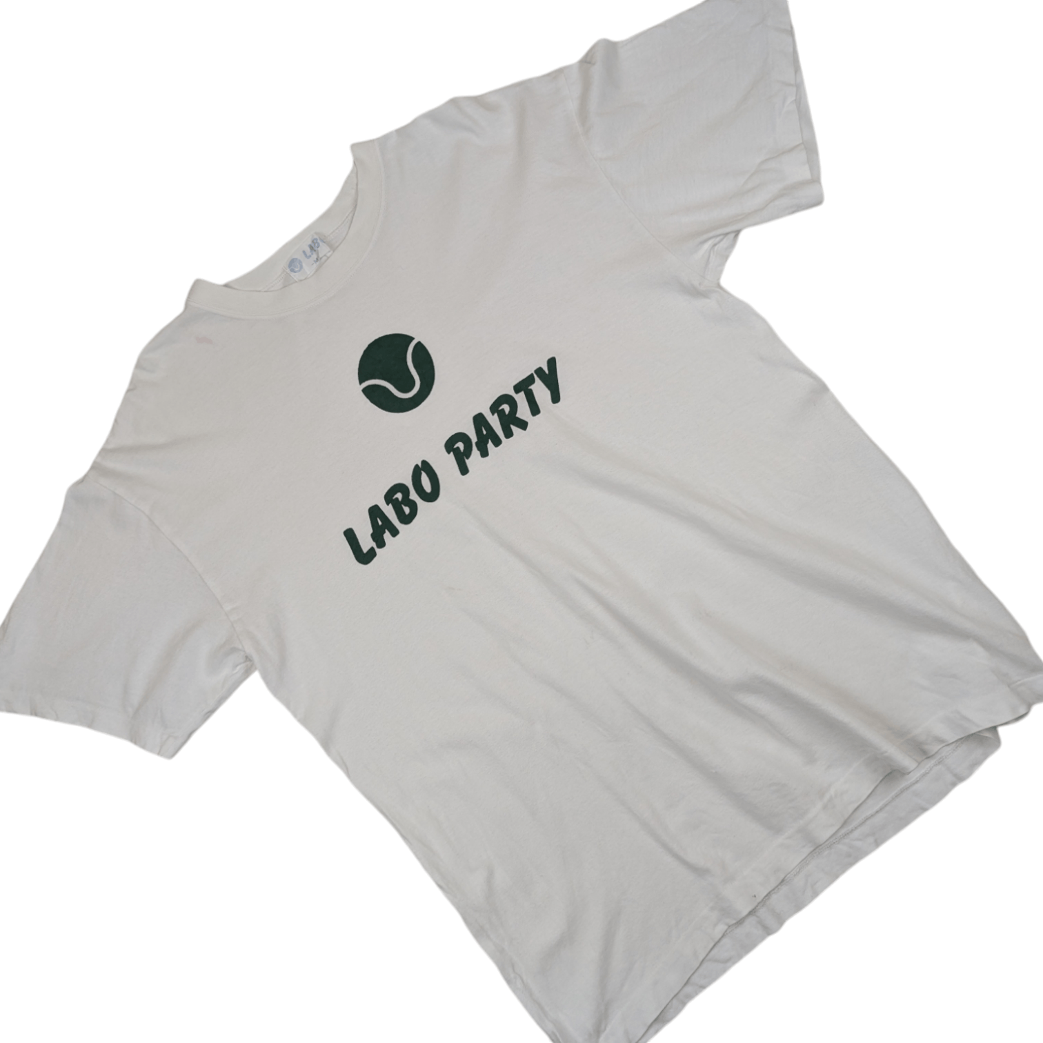 Japanese Brand Japan LABO PARTY Big Spell Out Logo Tee Single Stitches Size US M / EU 48-50 / 2 - 3 Thumbnail