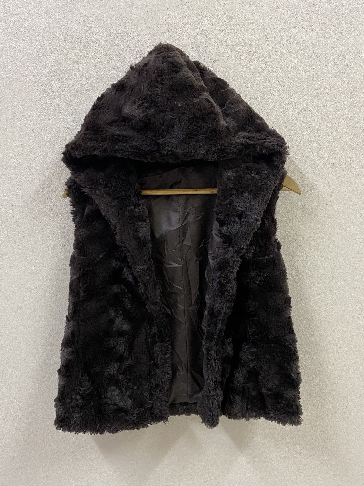 Vintage Vtg Let Me Glow Fur Mohair Vest Size US M / EU 48-50 / 2 - 1 Thumbnail