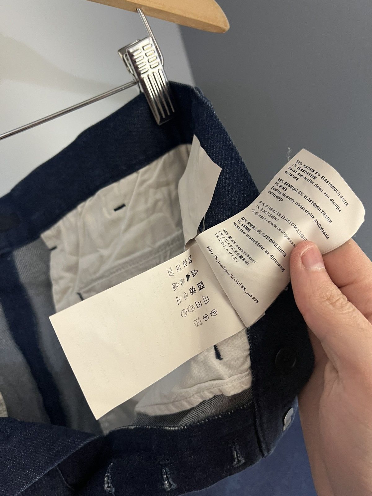 Prada × Vintage VERY RARE PRADA BLACK LABEL DENIM JEANS DESIGNER PANTS DELUX Size US 32 / EU 48 - 11 Thumbnail
