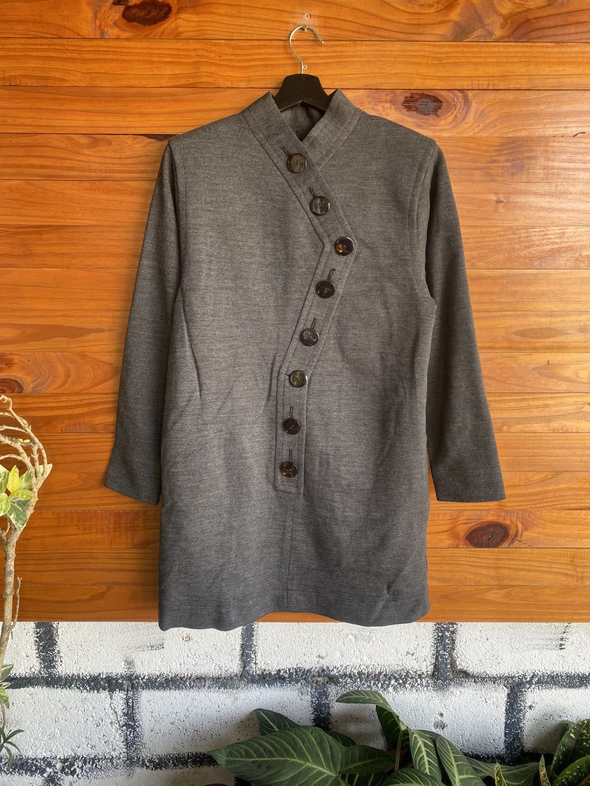 Yves Saint Laurent Vintage Yves Saint Laurent Diffusion Asymmetrical Button Size M / US 6-8 / IT 42-44 - 3 Thumbnail