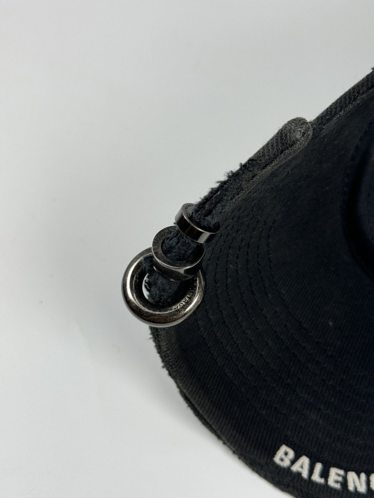 Balenciaga SS23 Balenciaga Heavy Piercing Distressed Cap Size ONE SIZE - 7 Thumbnail