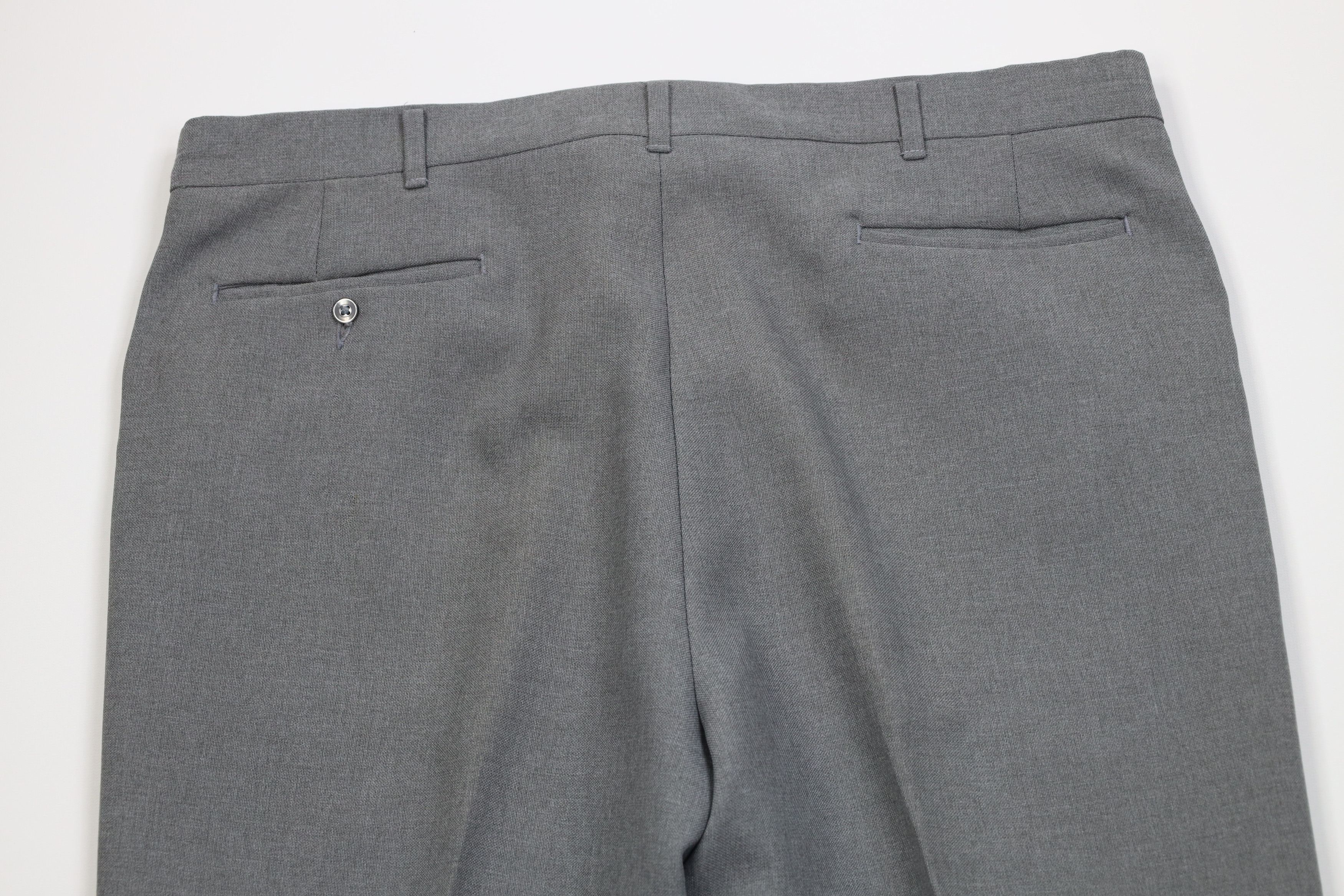 Vintage Vintage 70s Streetwear Flared Wide Leg Chino Pants Gray USA Size US 38 / EU 54 - 10 Thumbnail