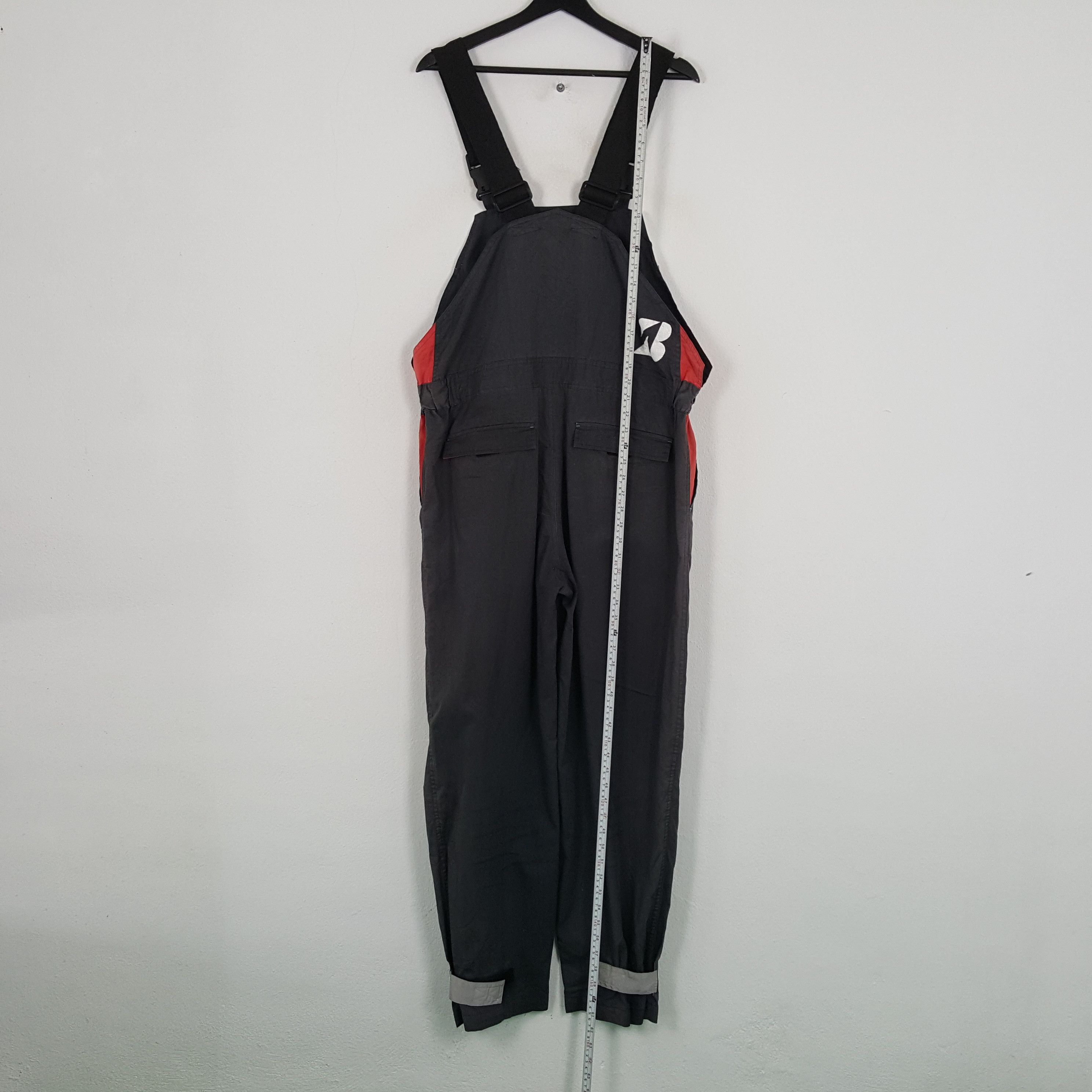Vintage BRIDGESTONE Overall Pants Racing Motorsports Style Size US 37 - 7 Thumbnail