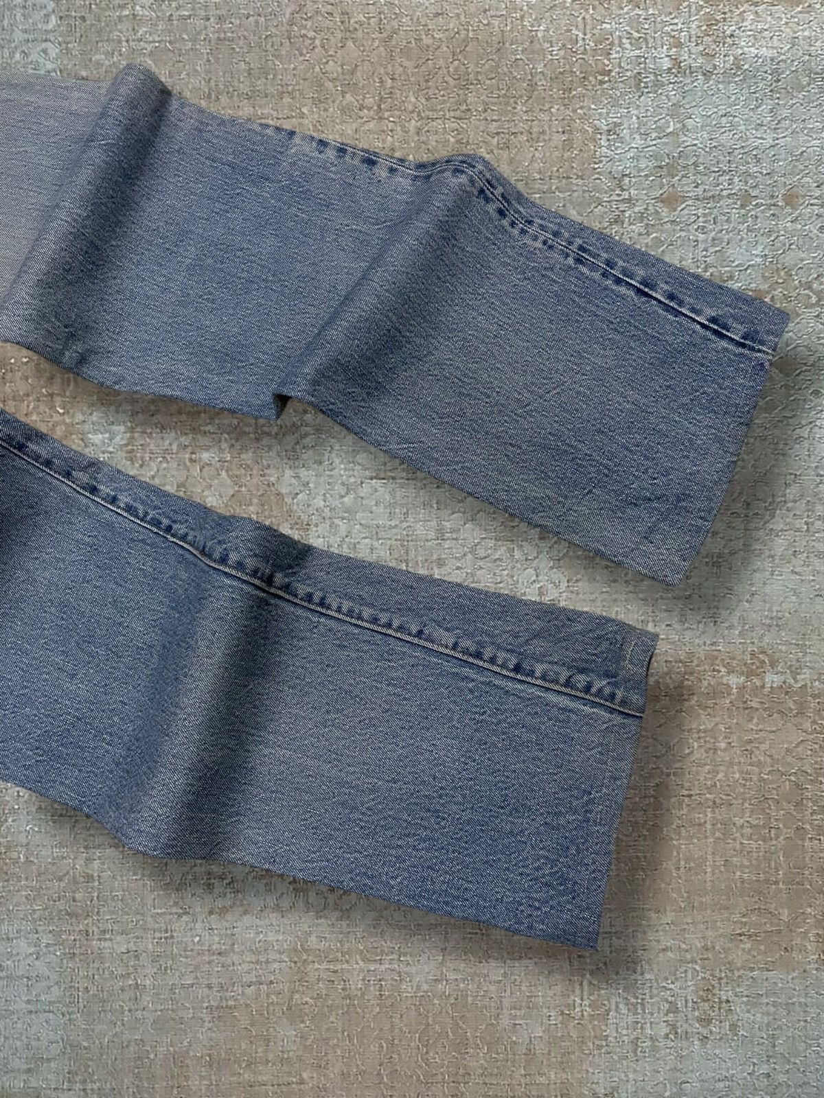 Levi's Vintage Clothing Vintage 1990s Designer Levis 501 Distressed Selvedge Denim Size US 32 / EU 48 - 14 Thumbnail