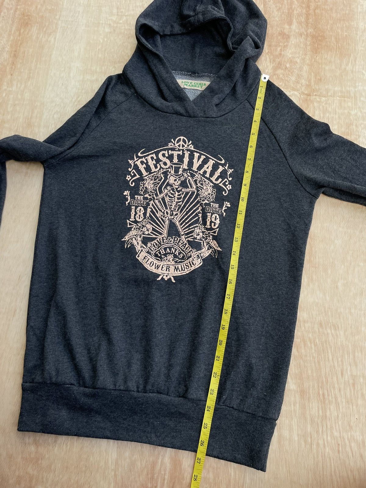Hysteric Glamour × If Six Was Nine × Japanese Brand Vintage Love Girls Market Skull Hoodie Size US M / EU 48-50 / 2 - 7 Thumbnail