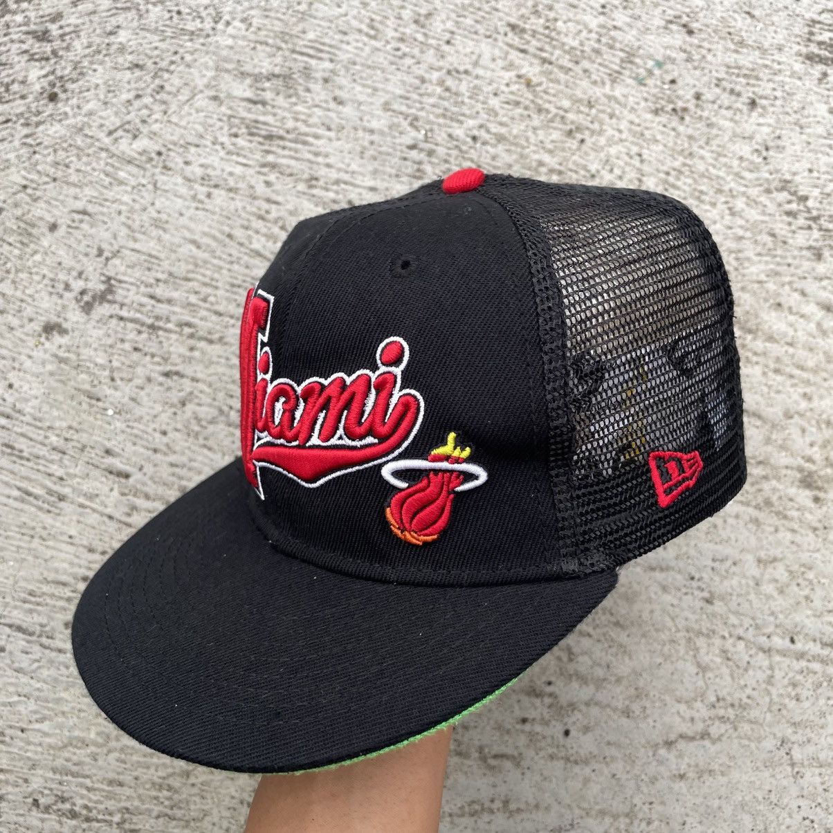 New Era Y2k miami heat trucker hat by new era hwc edition Size ONE SIZE - 2 Thumbnail