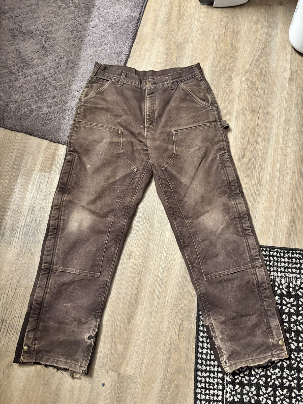 Carhartt *RARE* 2000’s Quilt Lined Carhartt Double Knee Size US 34 / EU 50 - 1 Thumbnail