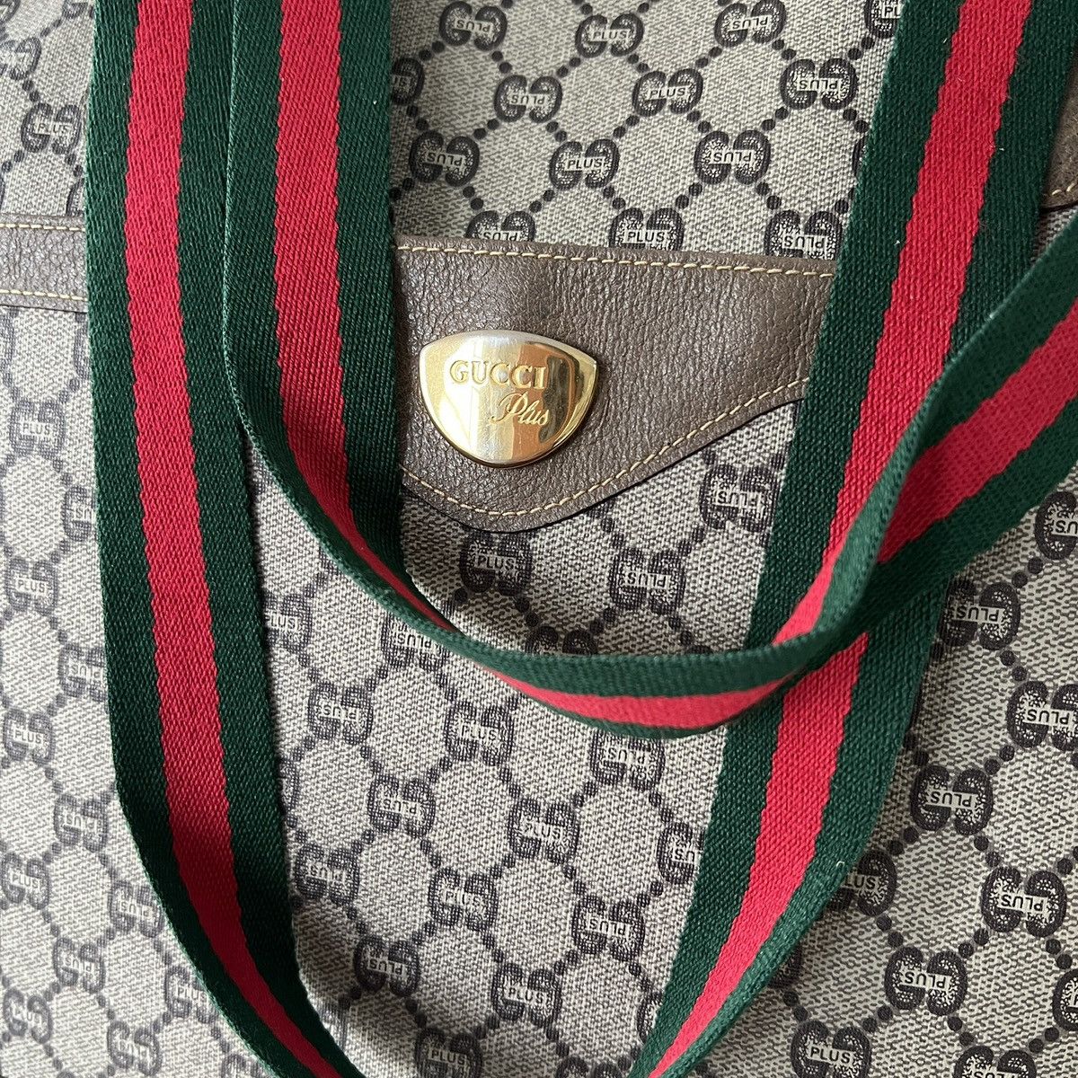 Gucci Authentic Gucci plus vintage tote bag Size ONE SIZE - 3 Thumbnail