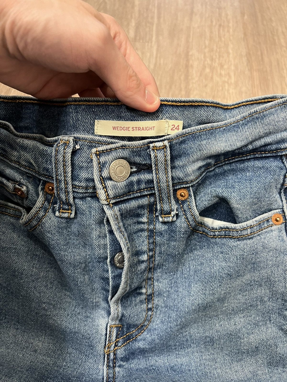 Levi's Levi’s Straight Wedgie Skinny Jeans Size 24" / US 00 / IT 34 - 3 Thumbnail