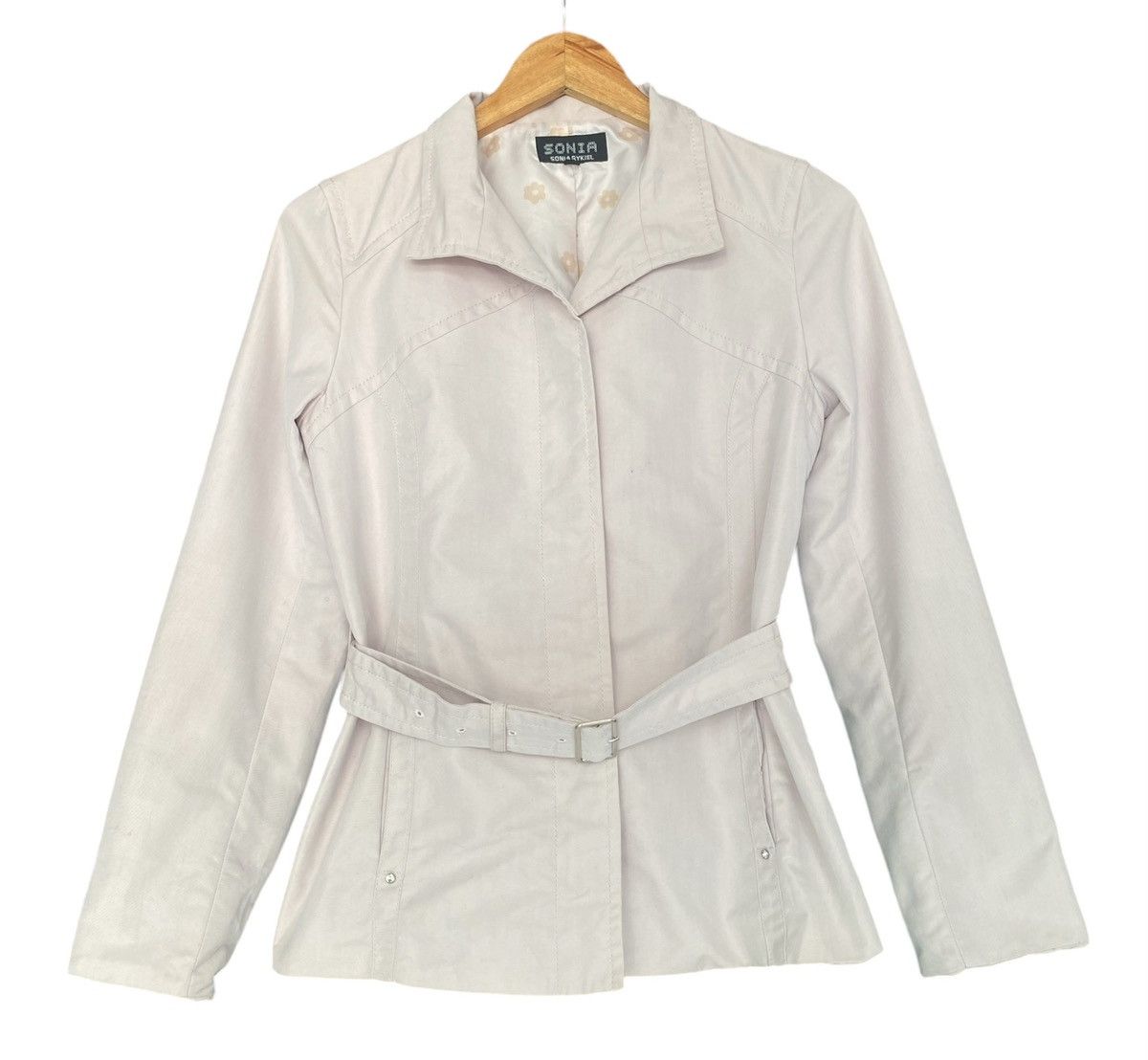 Designer × Sonia Rykiel SONIA RYKIEL Belt Button Jacket Size XS / US 0-2 / IT 36-38 - 1 Thumbnail