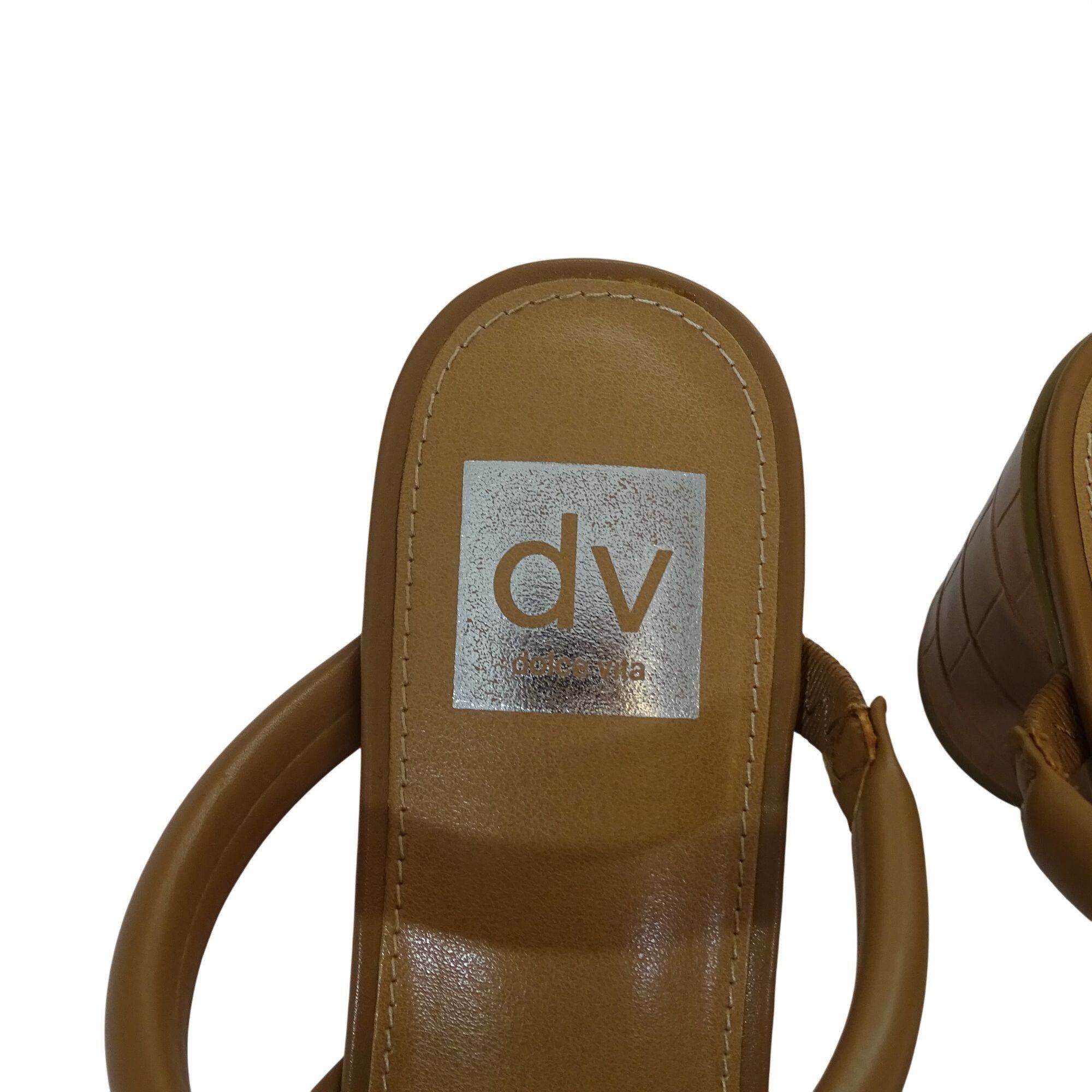 Dolce Vita Dolce Vita Myla Block Heel Sandal Women Size 9 Tan Open Toe Size US 9 / IT 39 - 7 Thumbnail