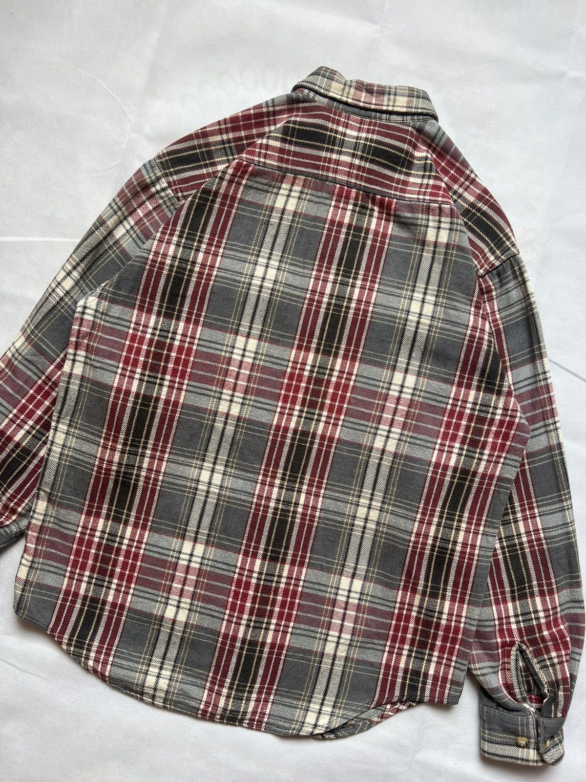 Flannel Vintage Wrangler Trail Plaid Red Checkered Flannel Shirt Size US M / EU 48-50 / 2 - 7 Thumbnail