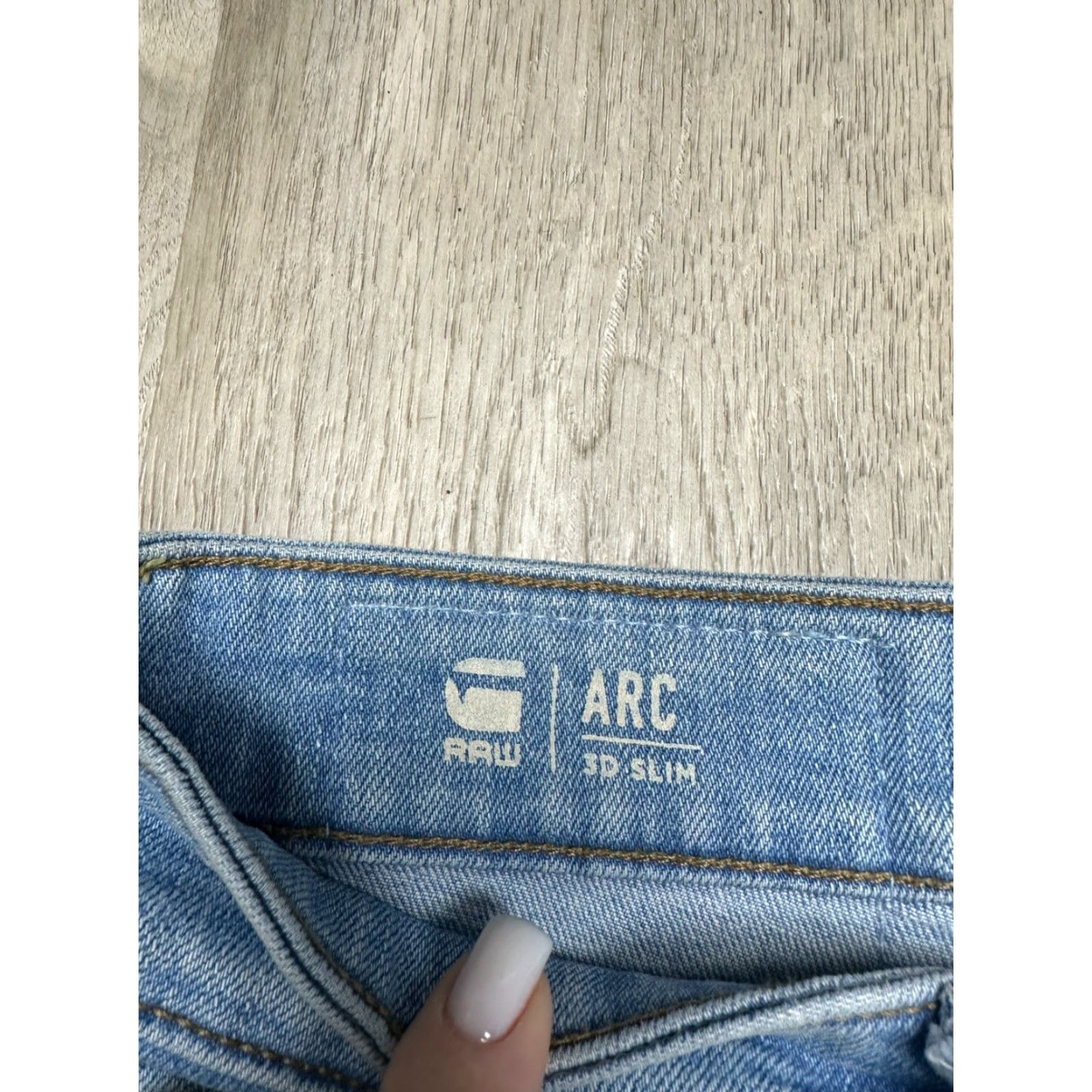 G-Star G Star Arc Jeans Mens Denim Slim 3D Arc Vintage Pants Size 32 Blue Cotton Denim Regular Inseam 34cm 82cm Waist 42cm Size US 32 / EU 48 - 3 Thumbnail