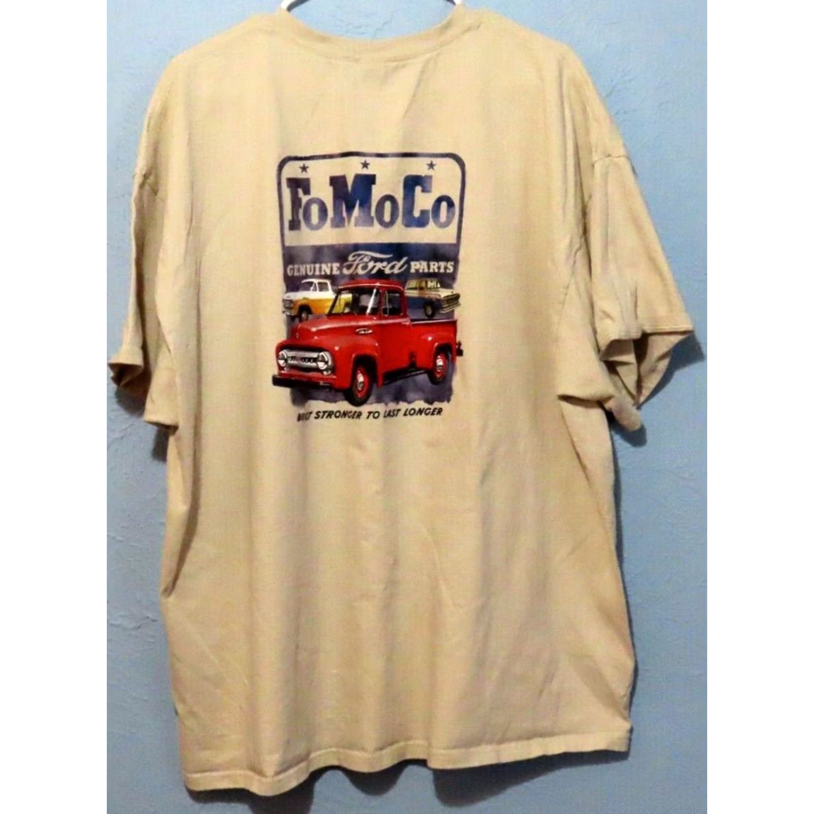 Gildan Gildan T-Shirt Mens 3XL Ivory Crew Neck Short Sleeve Trucks FoMoCo Genuine Ford Parts Size US XXL / EU 58 / 5 - 6 Thumbnail