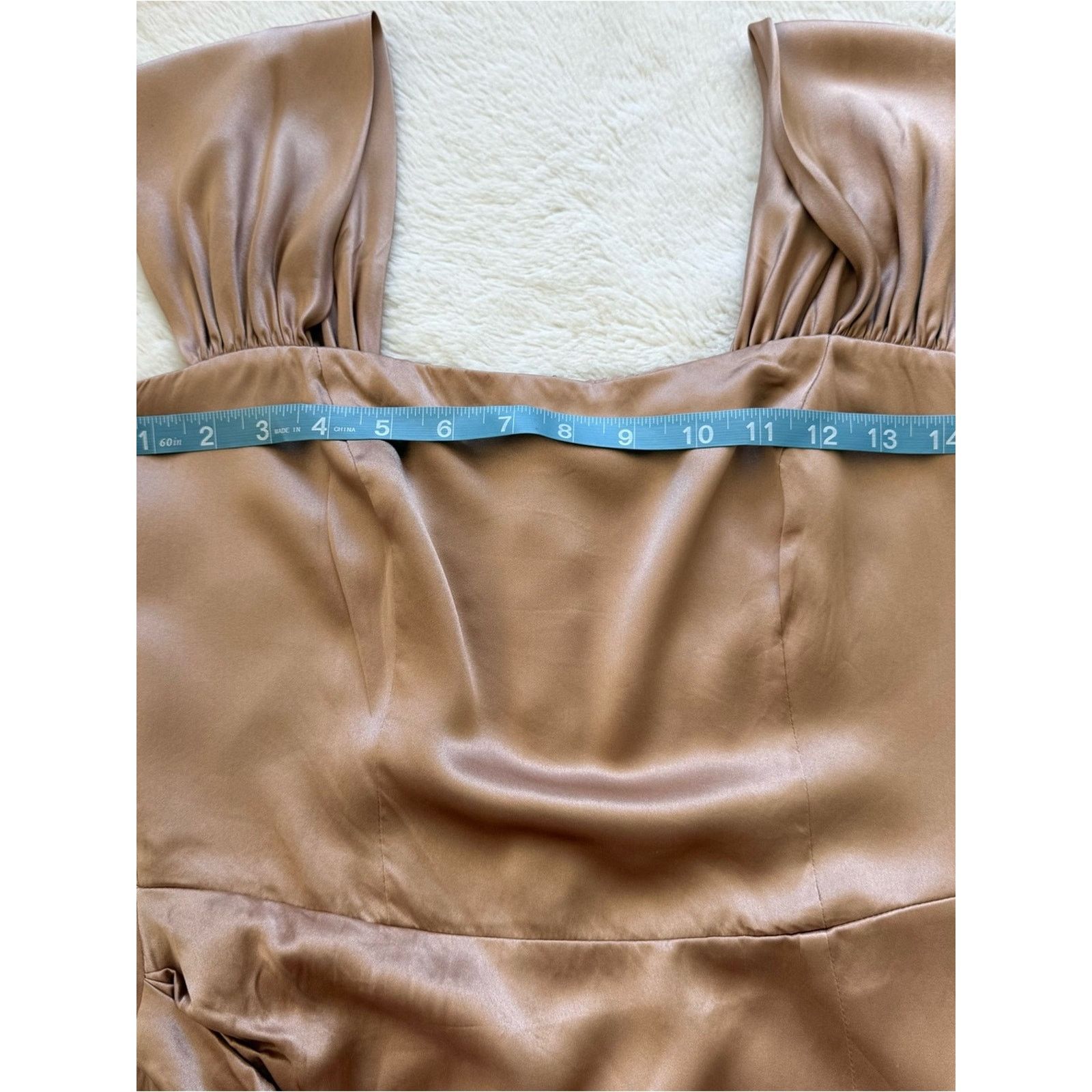 Reformation NEW!!! Reformation mini gold silk dress size 6 US Size M / US 6-8 / IT 42-44 - 10 Thumbnail
