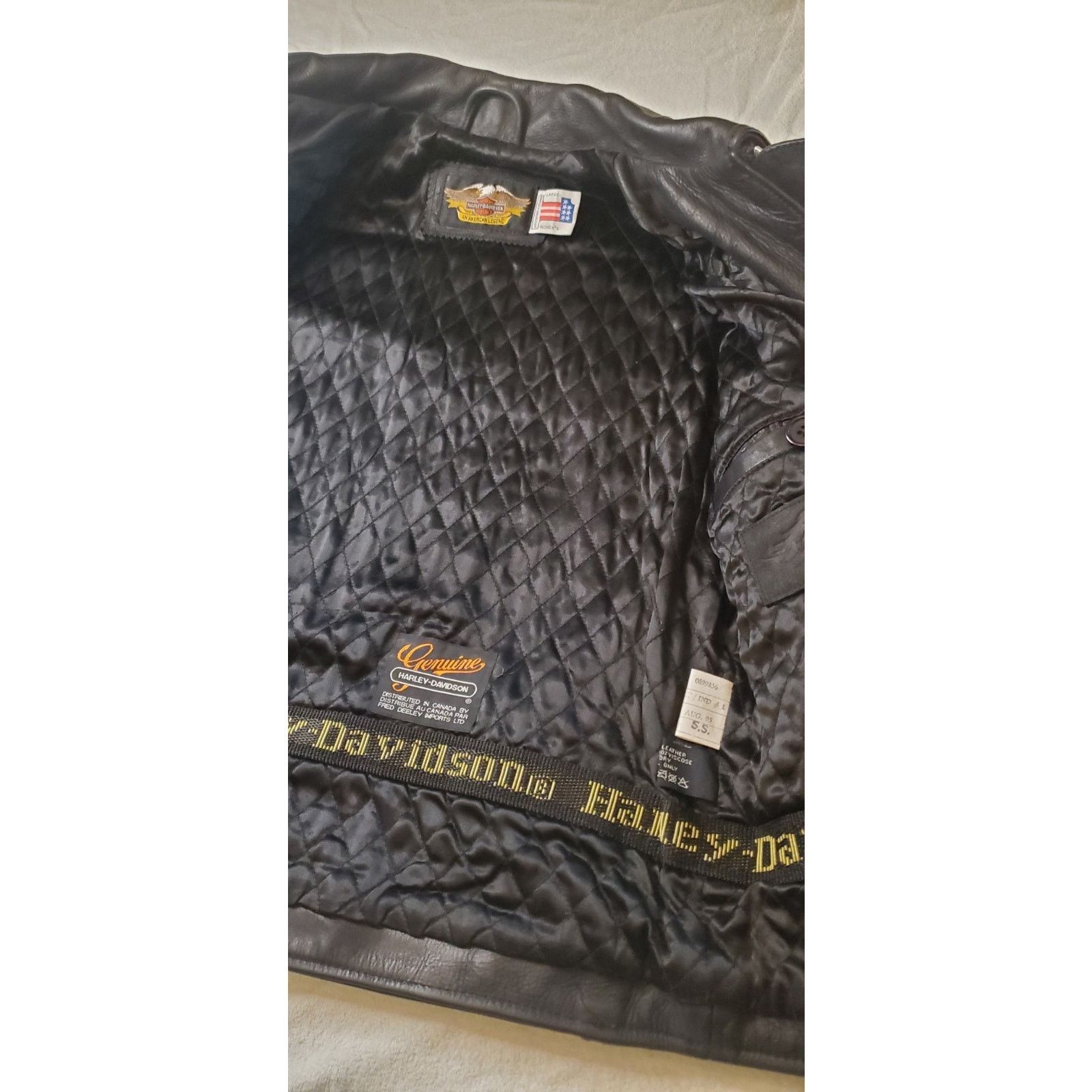 Harley Davidson Harley Davidson Women’s L Leather Motorcycle Jacket Studded Size L / US 10 / IT 46 - 10 Thumbnail