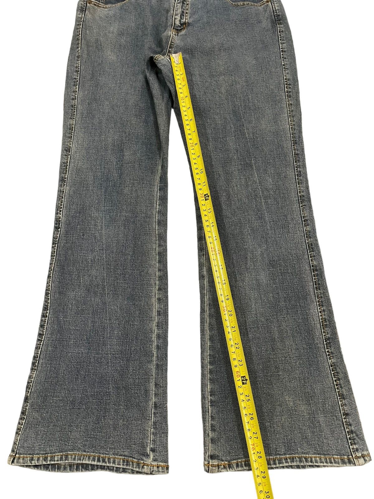 Hysteric Glamour Vintage Japanese Brand Blue Wash Style Bootcut Jeans Size US 31 - 11 Thumbnail