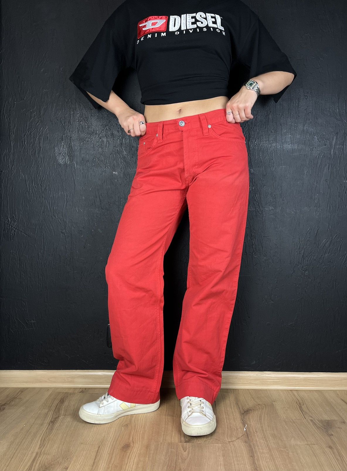 Versace Jeans Couture ❤️Versace Jeans Couture light cotton pants Size 28" / US 6 / IT 42 - 3 Thumbnail