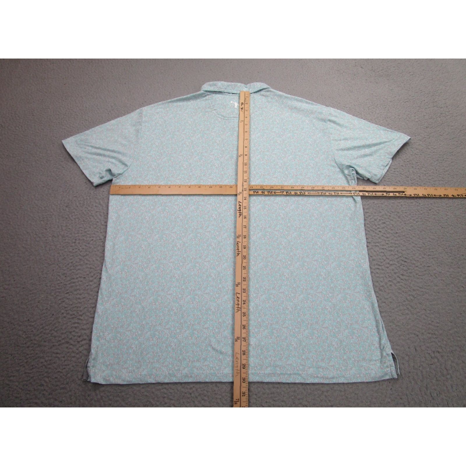 Vintage AndersonOrd Shirt Mens XL Blue Floral Golf Santa Clarita 1965 Valencia Country Club Size US XL / EU 56 / 4 - 7 Thumbnail