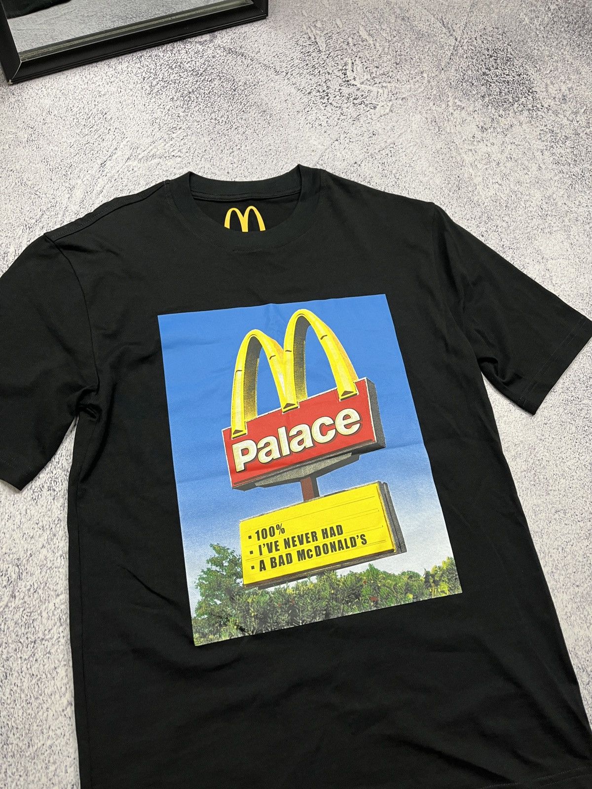 Palace Palace x McDonald’s Sign T-Shirt - Black Limited Graphic Tee Size US S / EU 44-46 / 1 - 5 Thumbnail