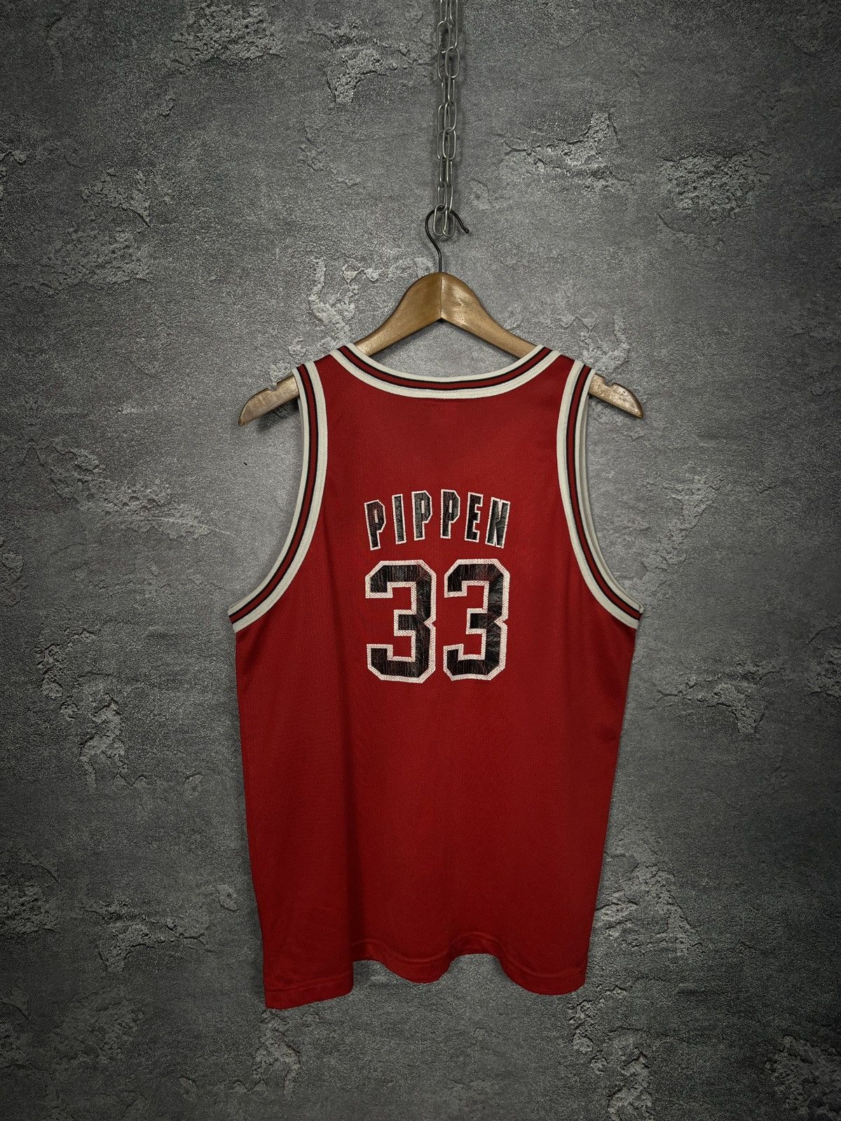 Vintage Champion Chicago Bulls #33 Pippen Jersey Tank Top