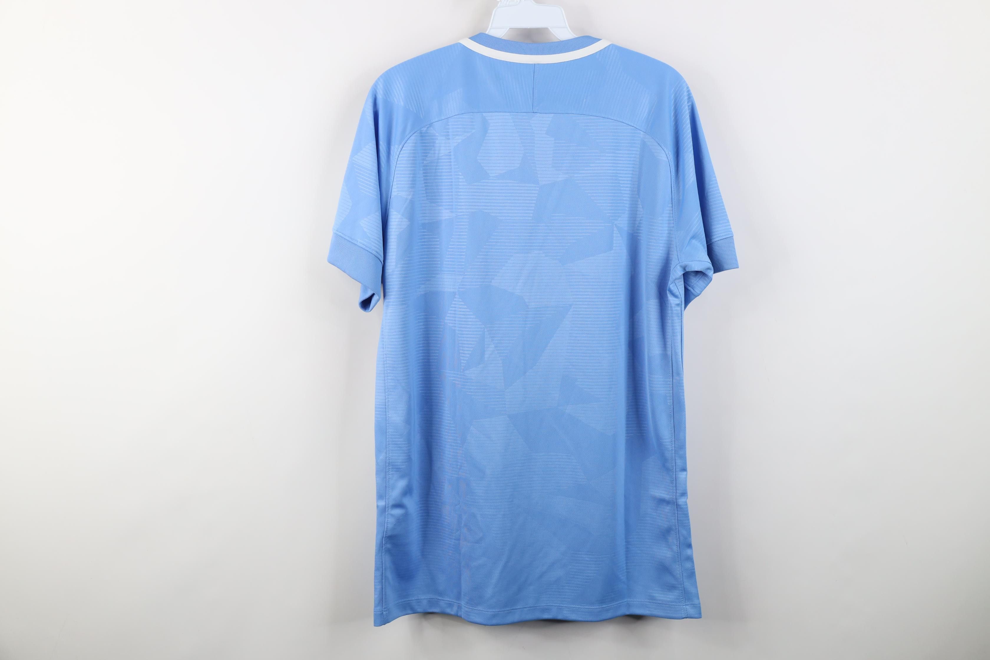 Nike Y2K Nike Training Futbol Soccer Jersey T-Shirt Carolina Blue Size US M / EU 48-50 / 2 - 9 Thumbnail