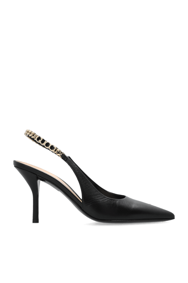 Gucci oc11z0126 Gucci Signoria Slingback Pumps in Black Size US 10.5 / IT 40.5 - 1 Thumbnail