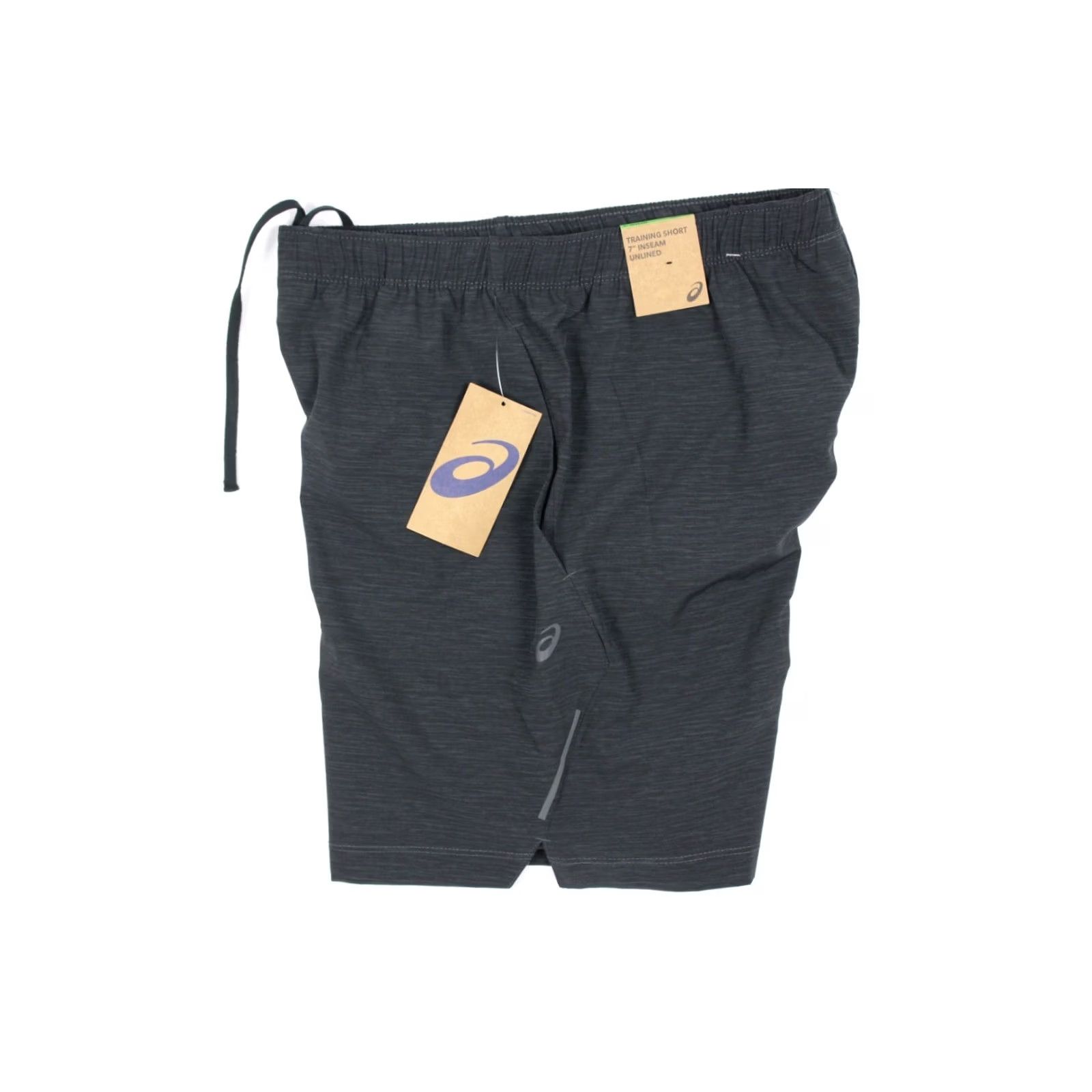 Asics ASICS Men's 7" Woven Angled Shorts Training Gym S Charcoal Unlined Size US 29 - 3 Thumbnail