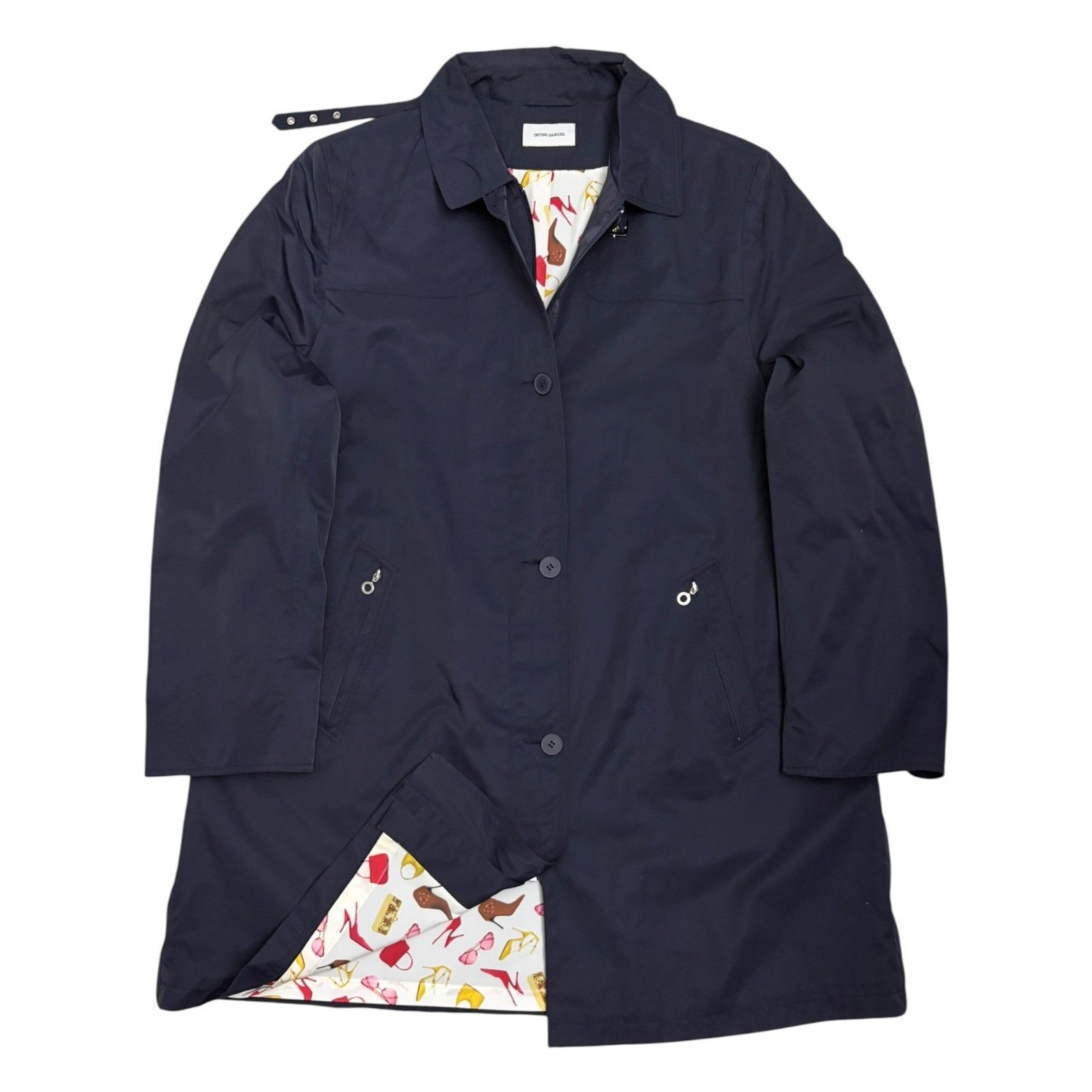 IRVING SAMUEL Luxury Business Casual Blue Jacket Coat 2XL
