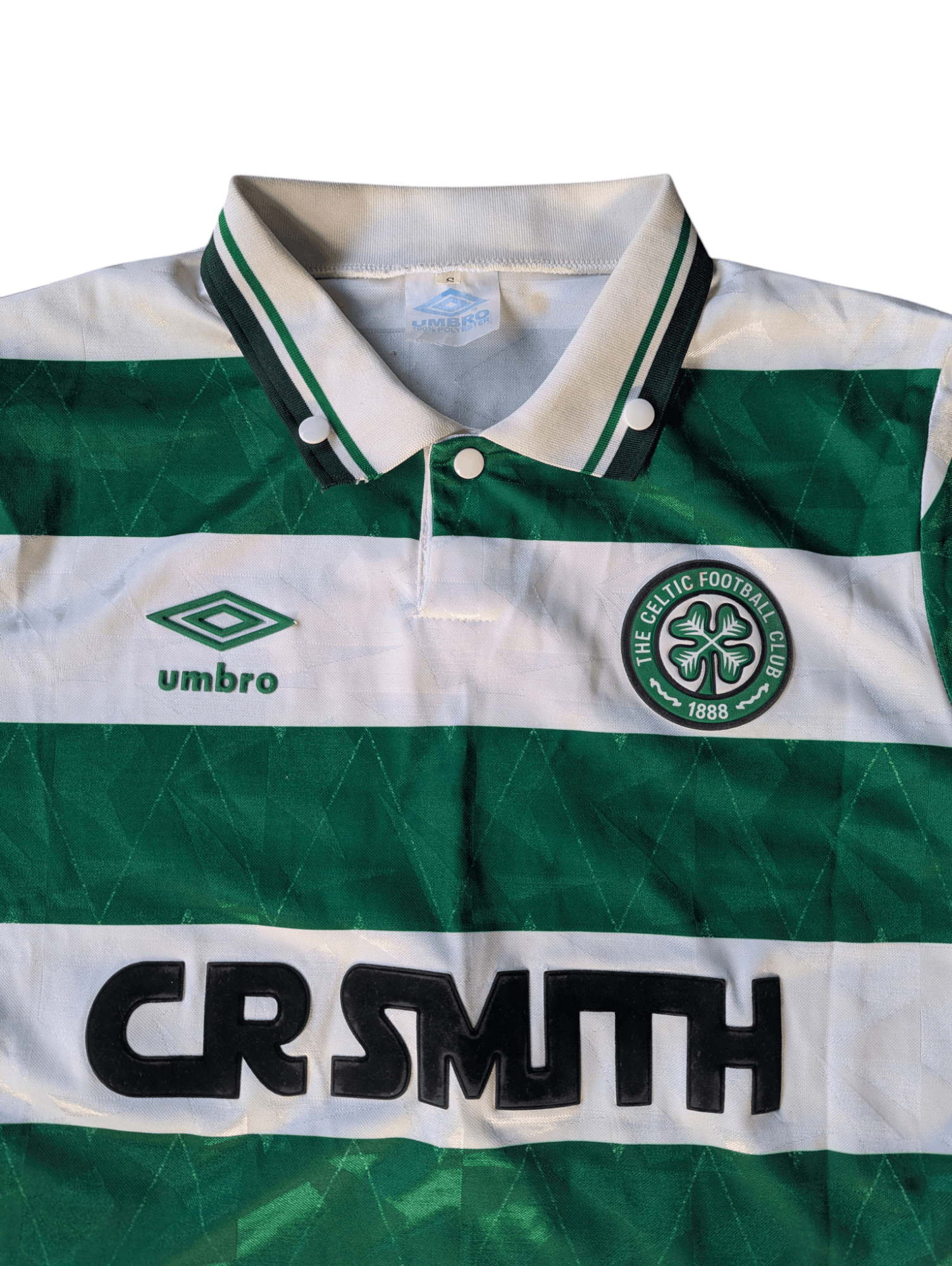 Other UMBRO CELTIC 1989/1991 HOME FOOTBALL SHIRT JERSEY Size US S / EU 44-46 / 1 - 2 Thumbnail