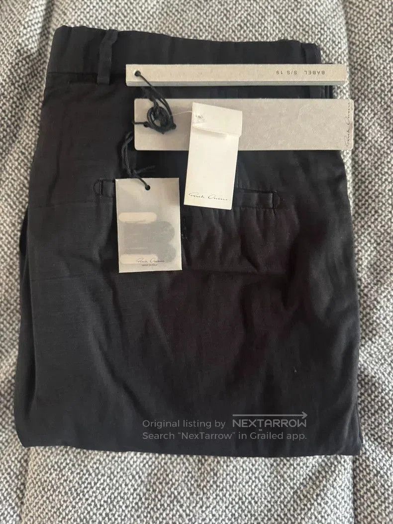 Rick Owens Rick Owens Men's 9-Point Cropped Pants. Size US 34 / EU 50 - 1 Thumbnail