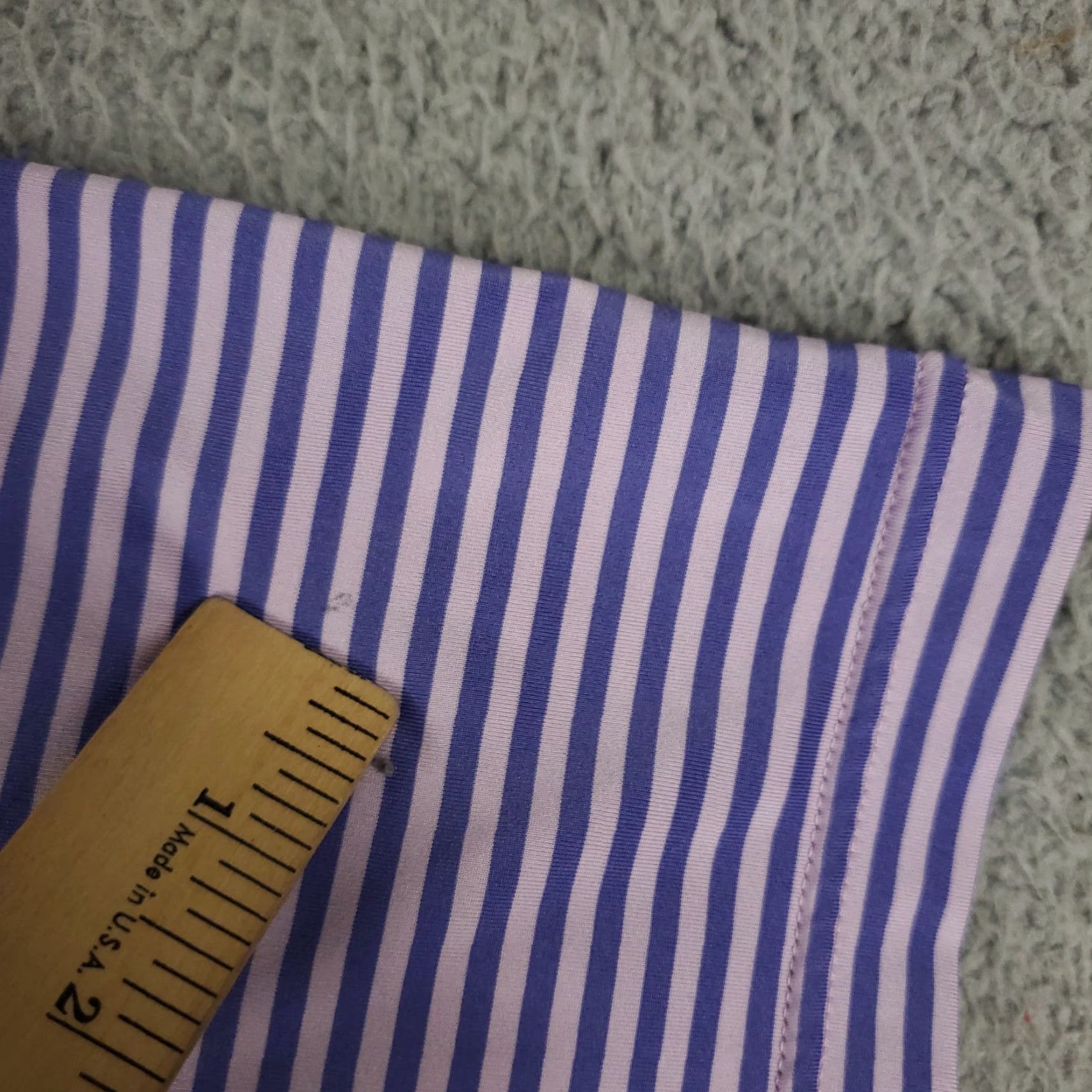 Peter Millar Peter Millar Polo Shirt Mens 2XL Purple Striped Golf Summer Comfort Short Sleeve Size US XXL / EU 58 / 5 - 3 Thumbnail