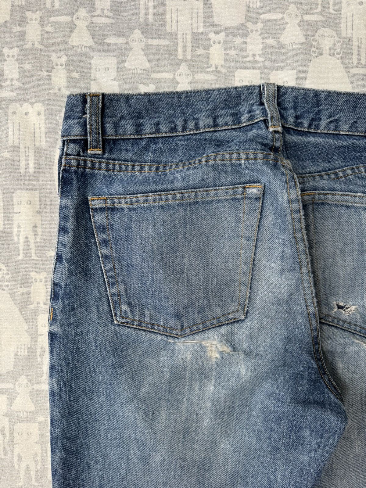 Helmut Lang Helmut Lang 1990's Distressed Classic Cut Released Hem Denim Size US 32 / EU 48 - 7 Thumbnail