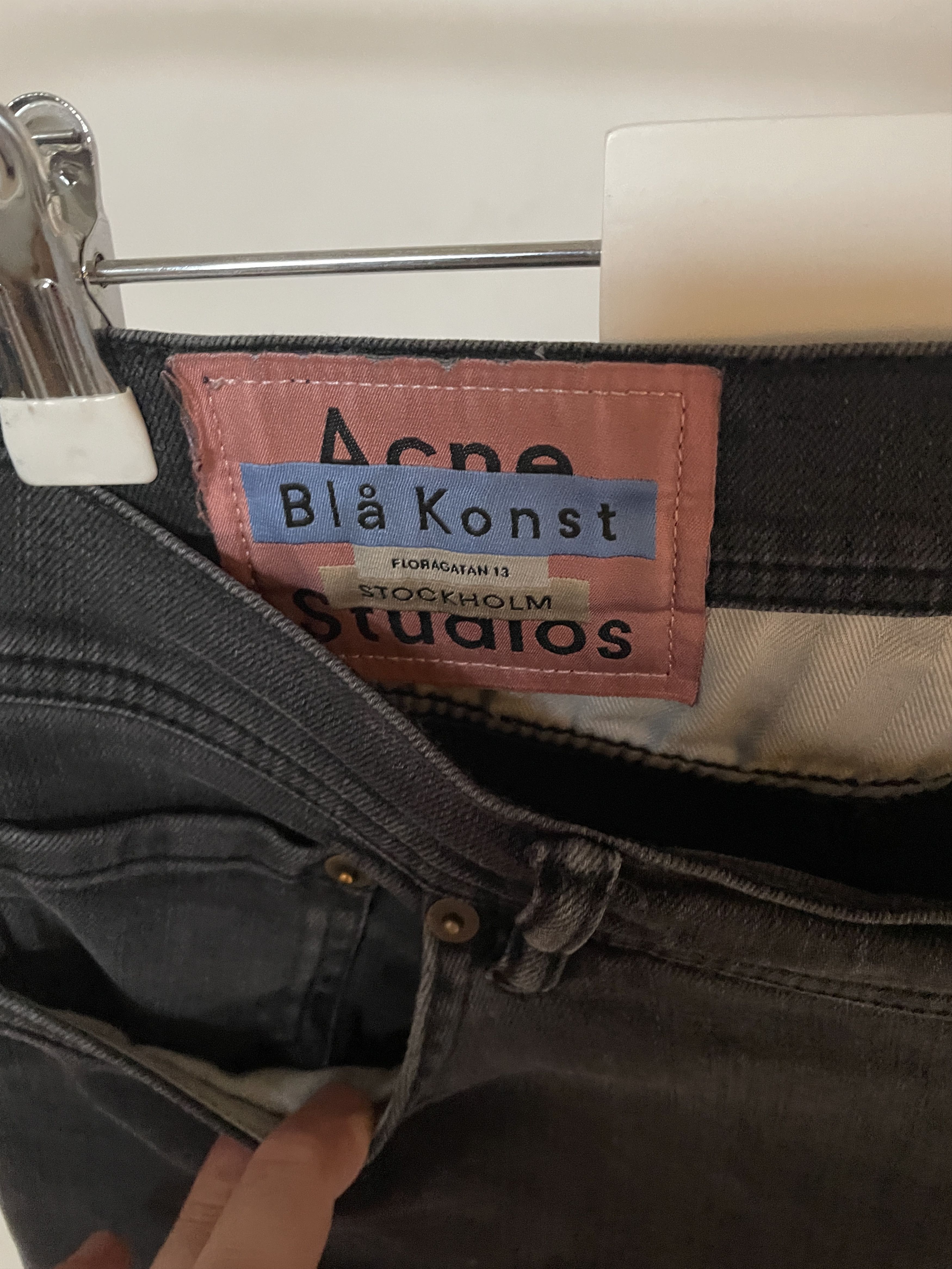 Acne North Used Black Jeans 34/34