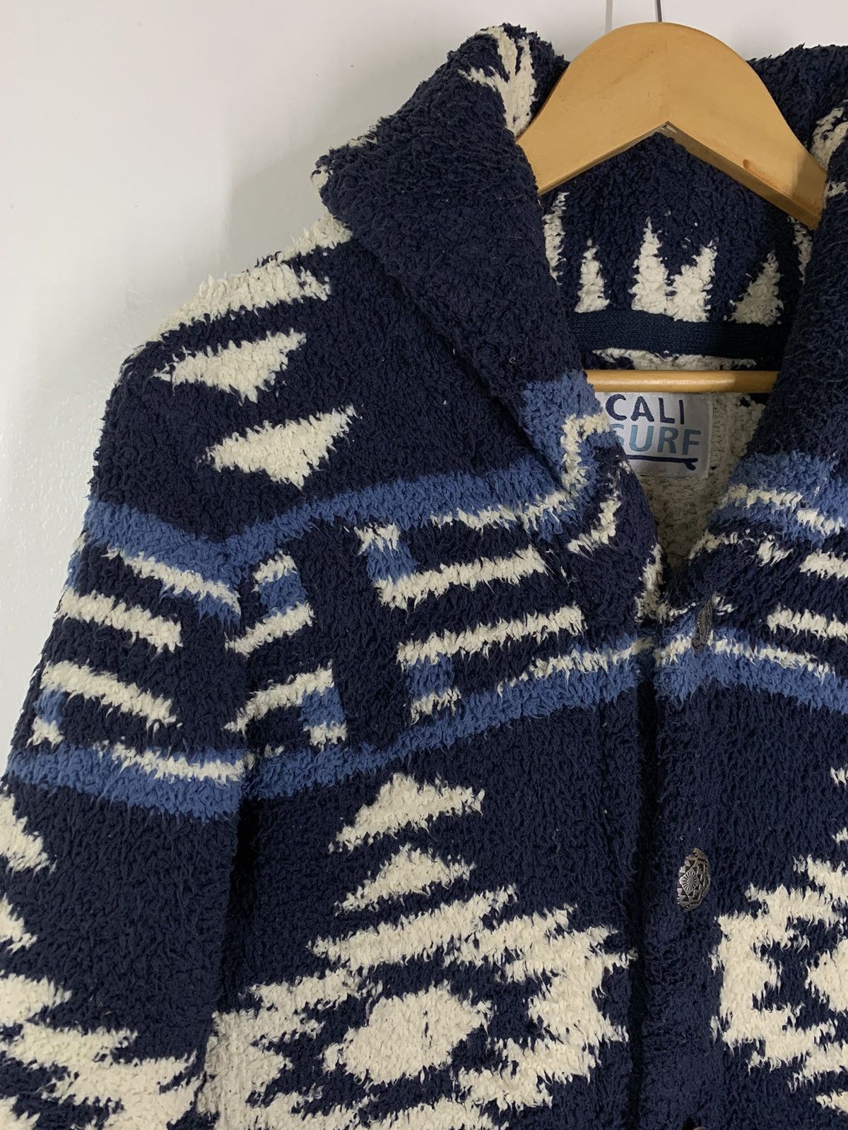 Japanese Brand × Vintage Vintage CALI SURF Navajo Fleece Jacket Size US L / EU 52-54 / 3 - 5 Thumbnail