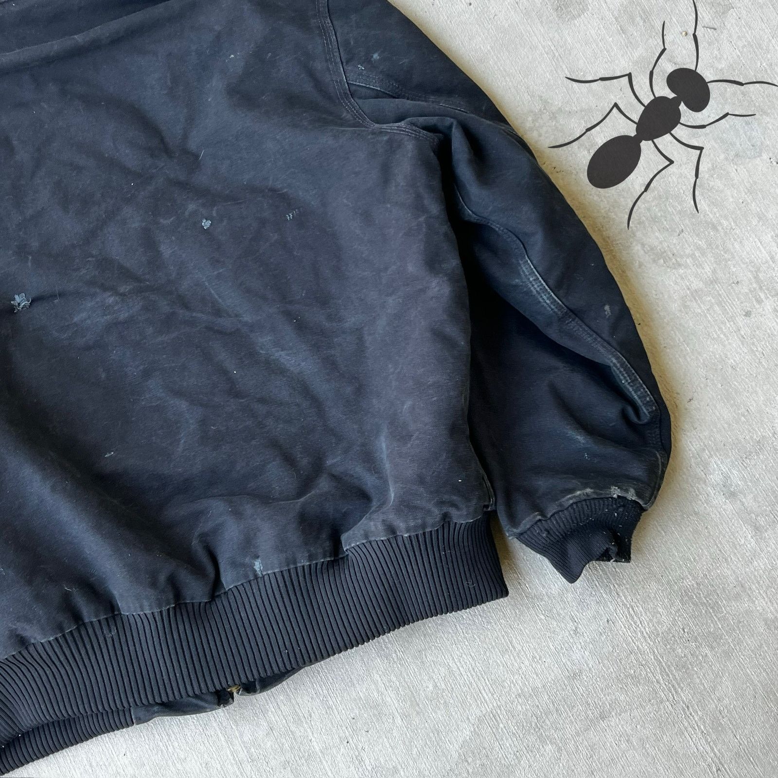 Carhartt × Vintage Carhartt J140 BLK back hooded work wear jacket Size US L / EU 52-54 / 3 - 14 Thumbnail